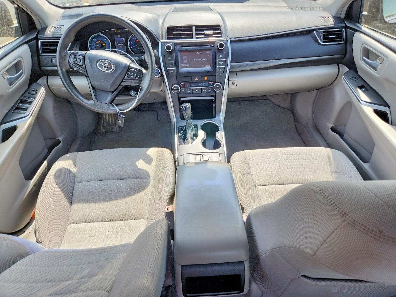 2015 Toyota Camry Hybrid Le Gray vin: 4T1BD1FK5FU151814