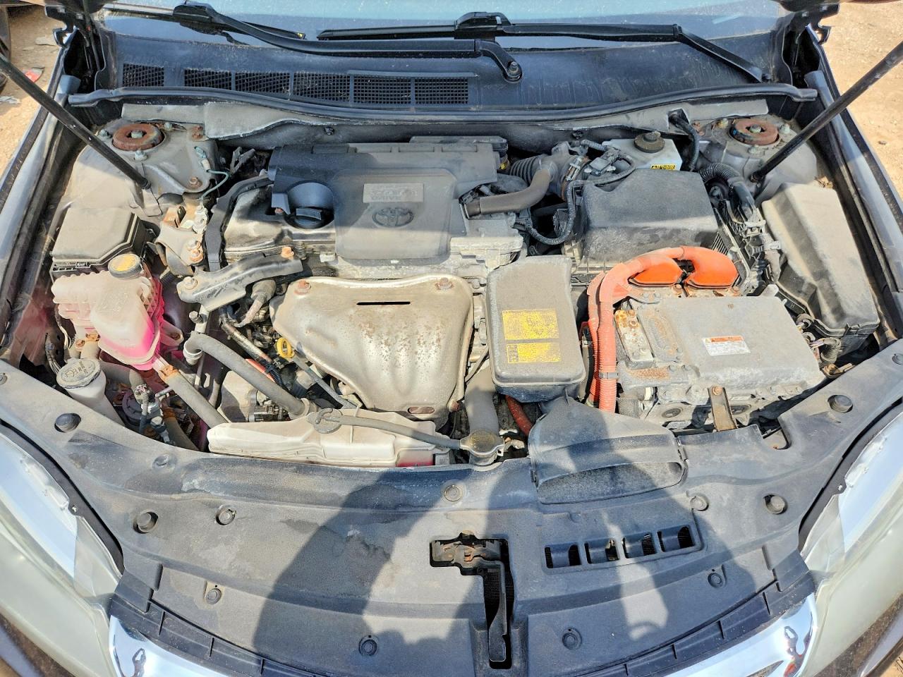2015 Toyota Camry Hybrid Le Gray vin: 4T1BD1FK5FU151814