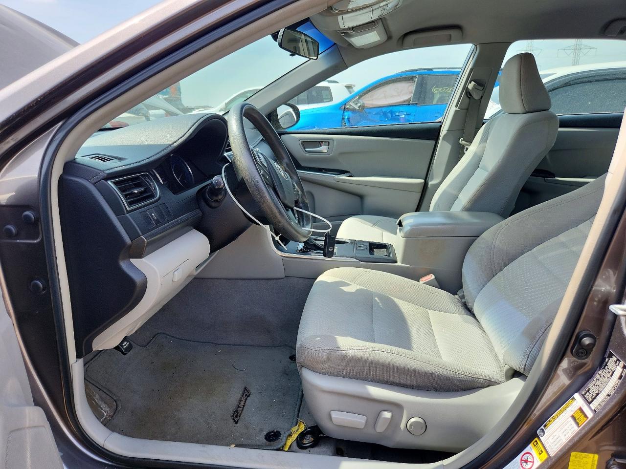 2015 Toyota Camry Hybrid Le Gray vin: 4T1BD1FK5FU151814