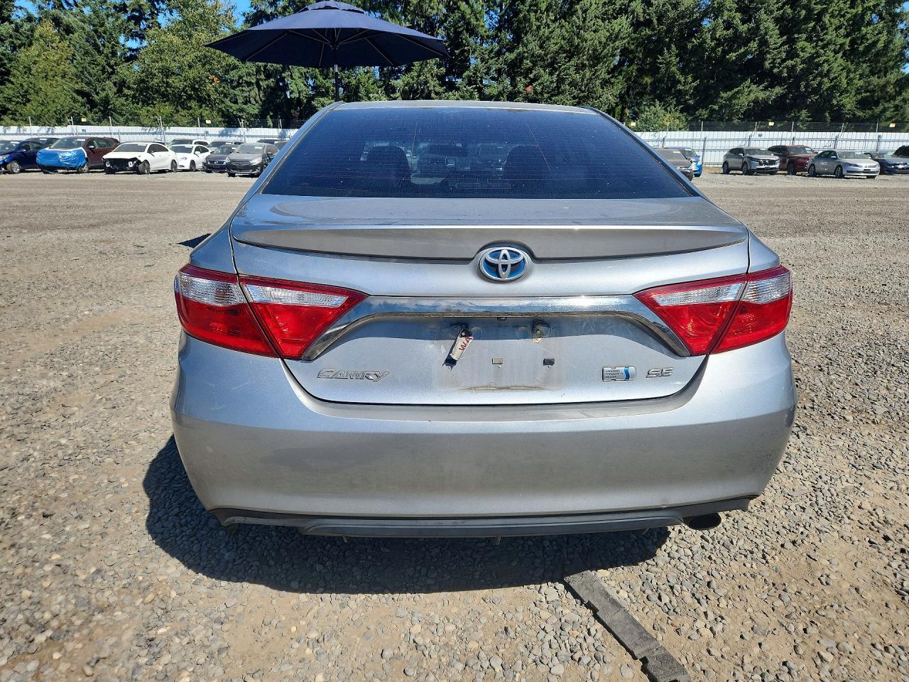 2015 Toyota Camry Hybrid Se Silver vin: 4T1BD1FK5FU157063