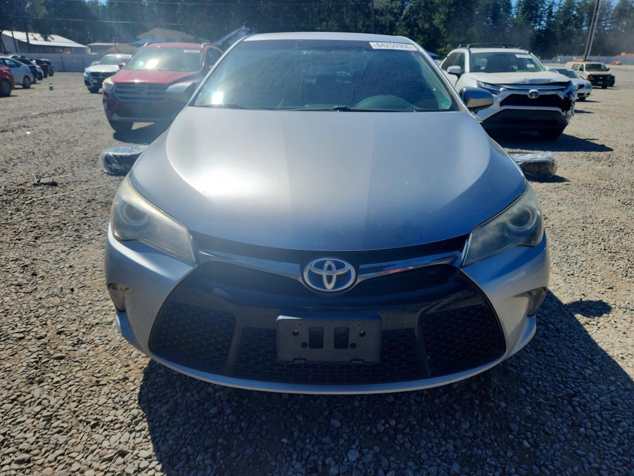 2015 Toyota Camry Hybrid Se Silver vin: 4T1BD1FK5FU157063