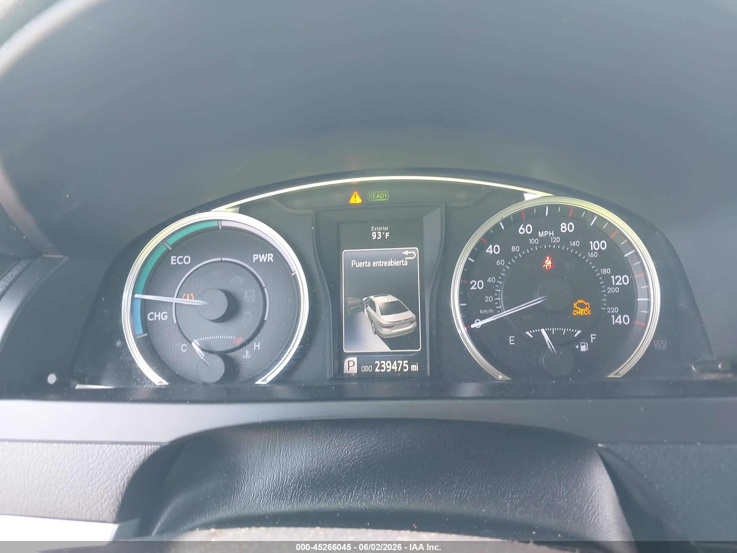 2015 Toyota Camry Hybrid Se Красный vin: 4T1BD1FK5FU163512