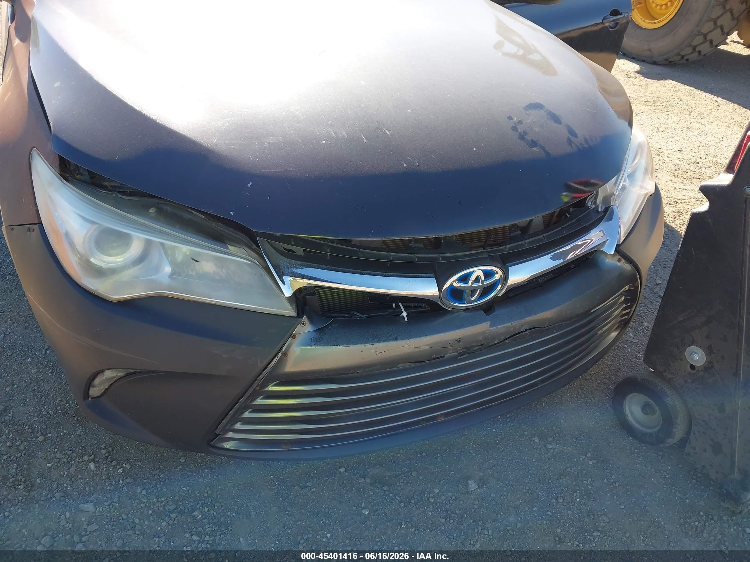 2015 Toyota Camry Hybrid Le Черный vin: 4T1BD1FK5FU172310