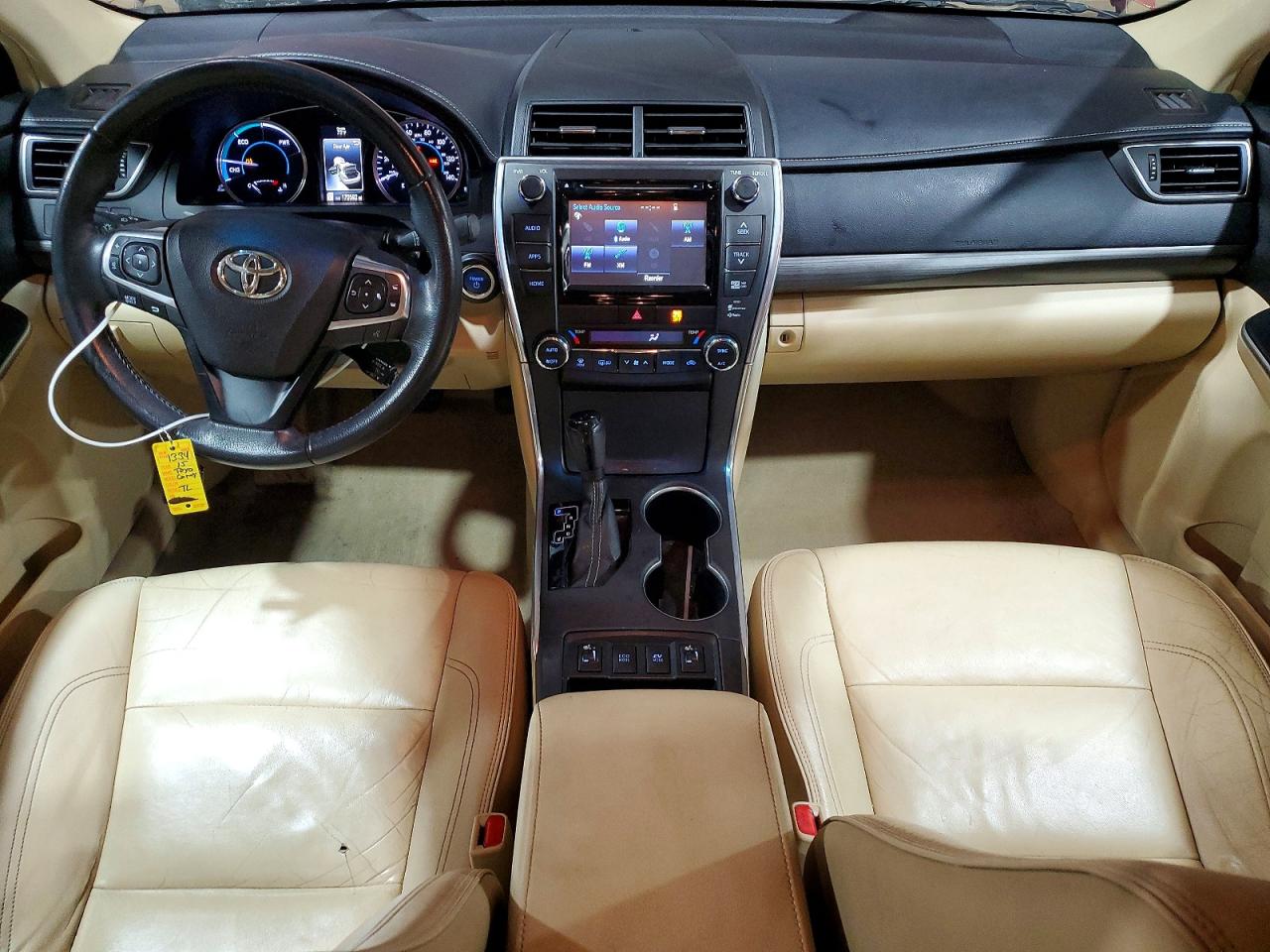 2015 Toyota Camry Hybrid Xle Red vin: 4T1BD1FK5FU175482