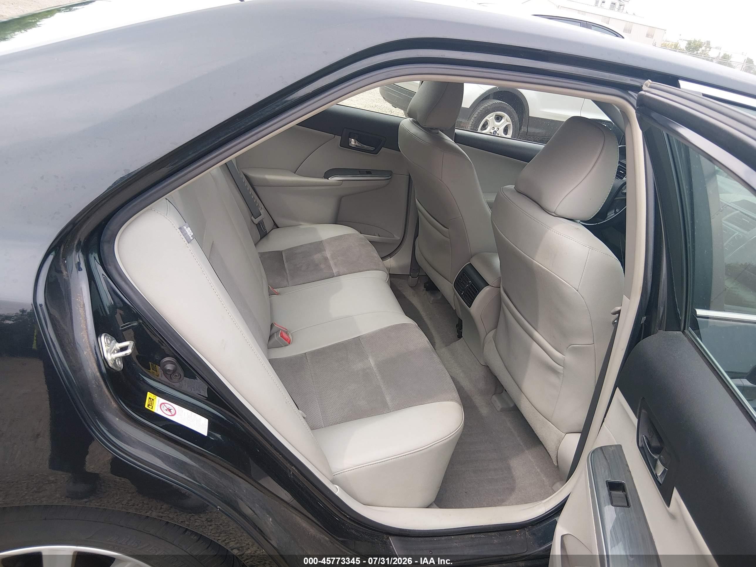2012 Toyota Camry Hybrid Xle Black vin: 4T1BD1FK6CU005787