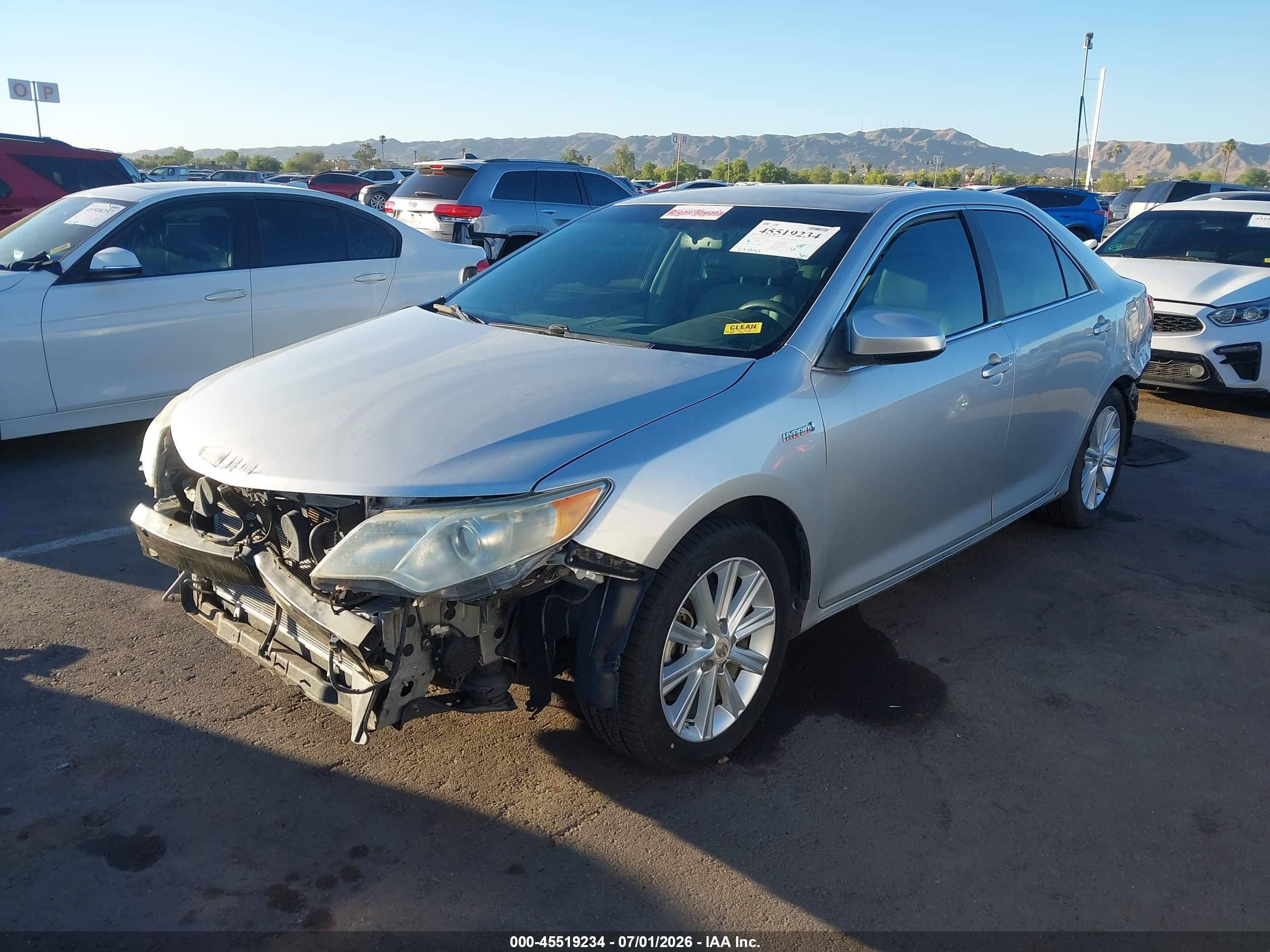 2012 Toyota Camry Hybrid Xle Silver vin: 4T1BD1FK6CU007989