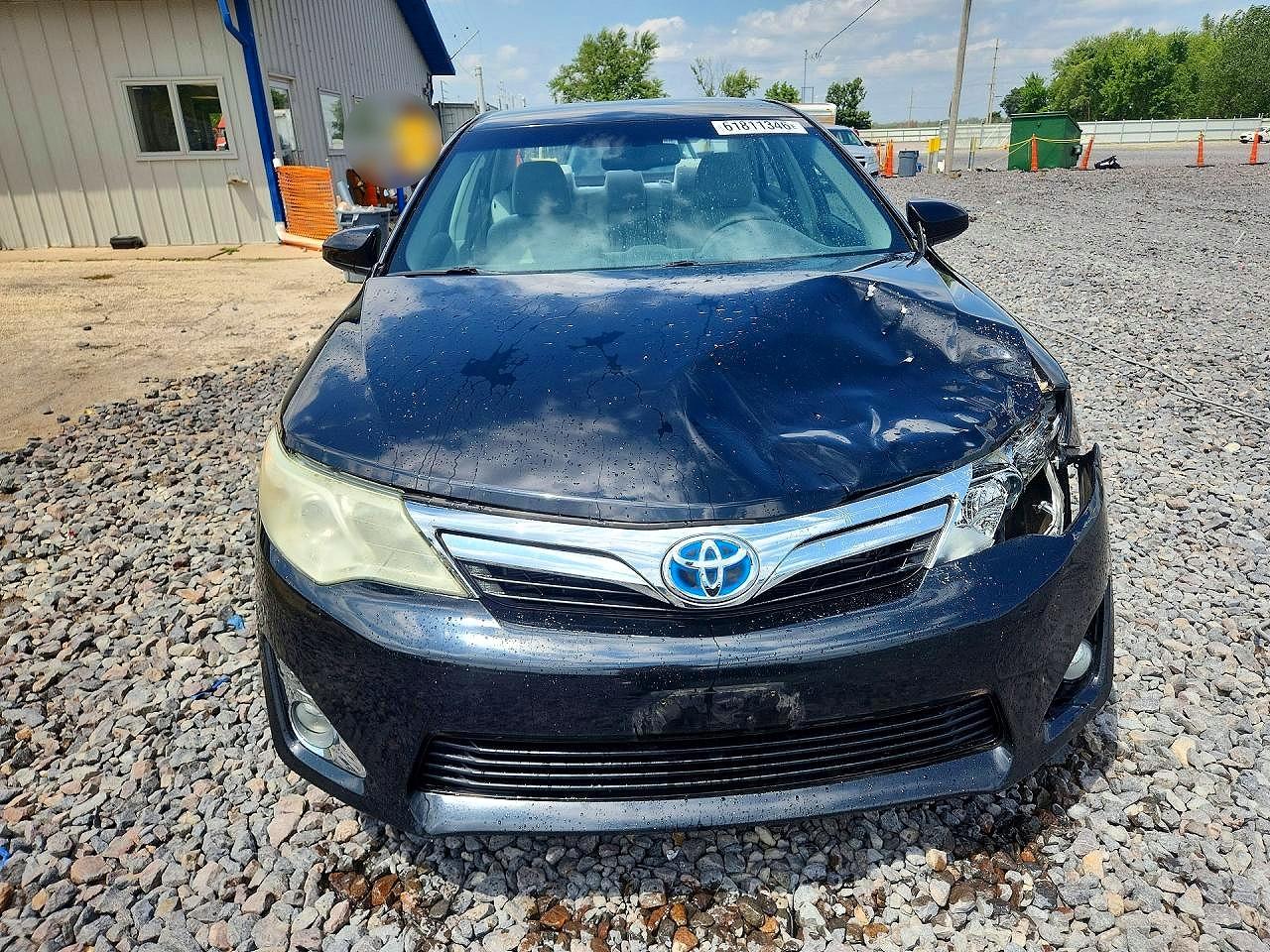 2012 Toyota Camry Hybrid Xle Black vin: 4T1BD1FK6CU014201