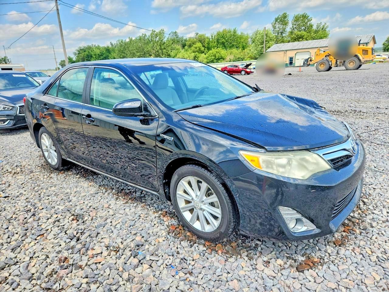 2012 Toyota Camry Hybrid Xle Black vin: 4T1BD1FK6CU014201