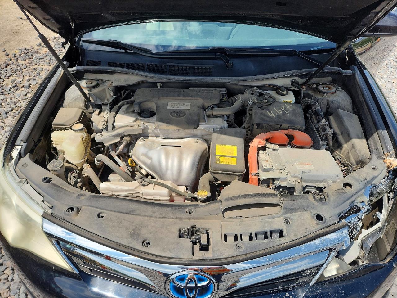 2012 Toyota Camry Hybrid Xle Black vin: 4T1BD1FK6CU014201
