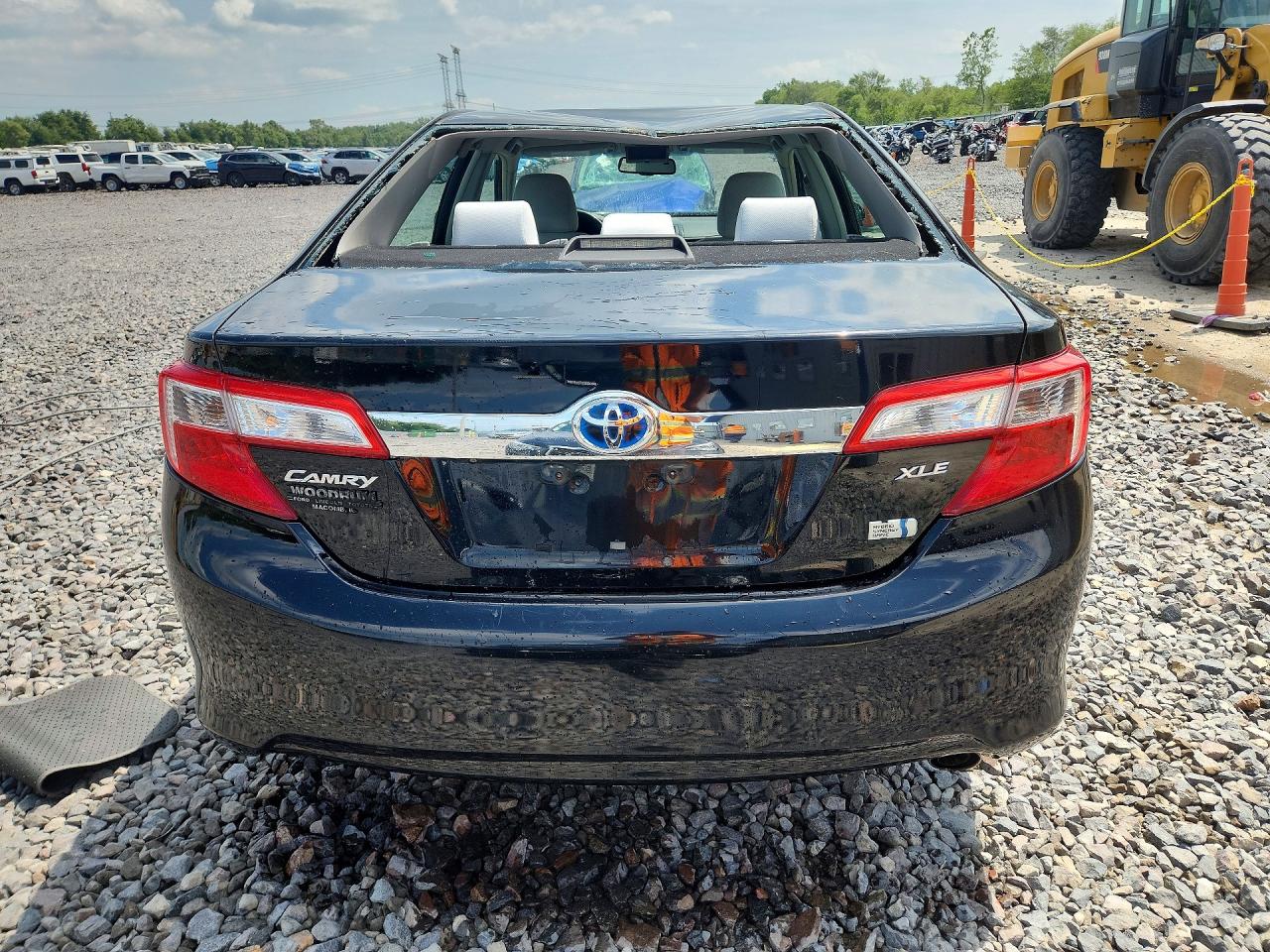 2012 Toyota Camry Hybrid Xle Black vin: 4T1BD1FK6CU014201