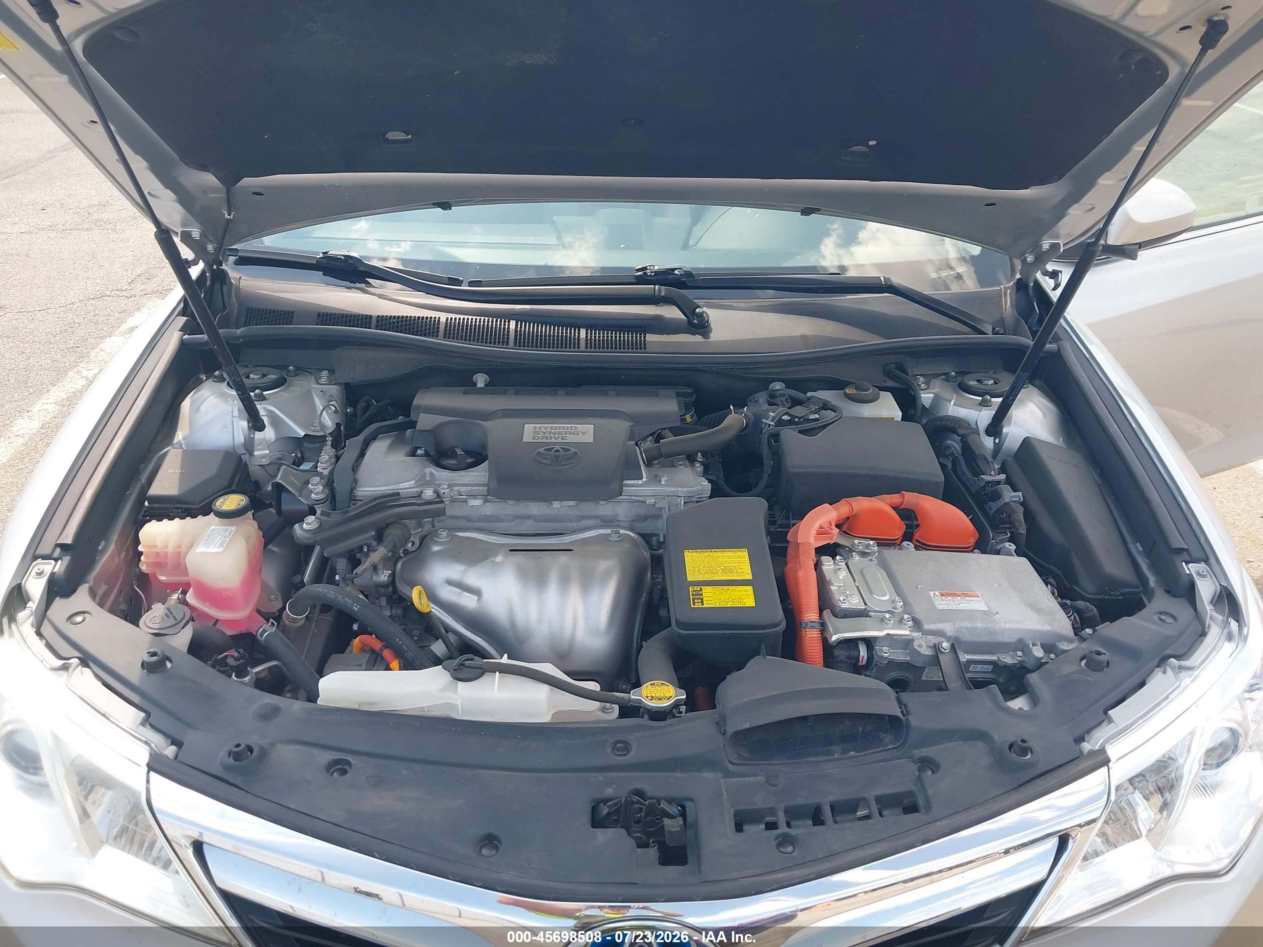 2012 Toyota Camry Hybrid Xle Silver vin: 4T1BD1FK6CU024999