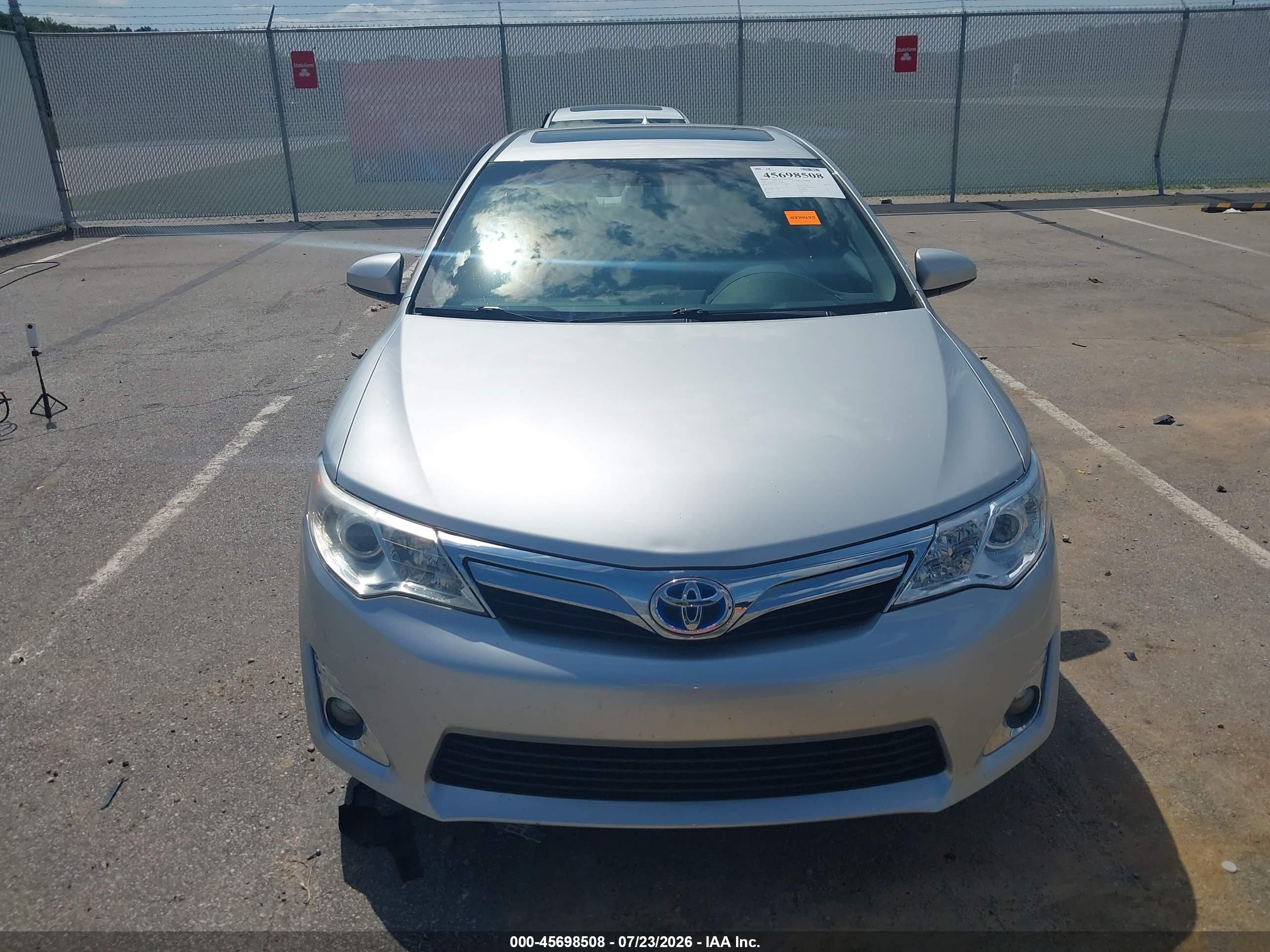 2012 Toyota Camry Hybrid Xle Silver vin: 4T1BD1FK6CU024999