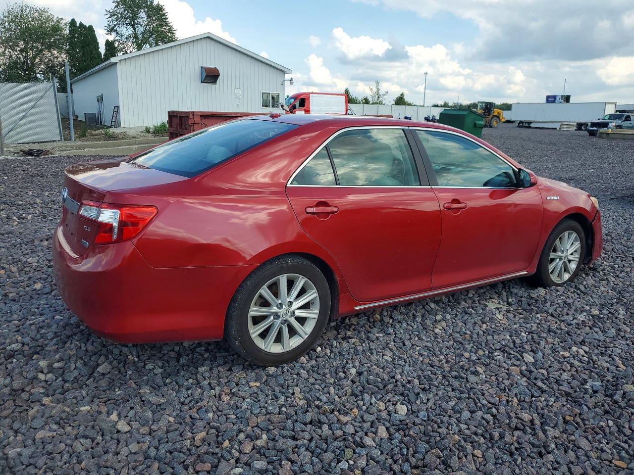 2012 Toyota Camry Hybrid Xle Red vin: 4T1BD1FK6CU025229