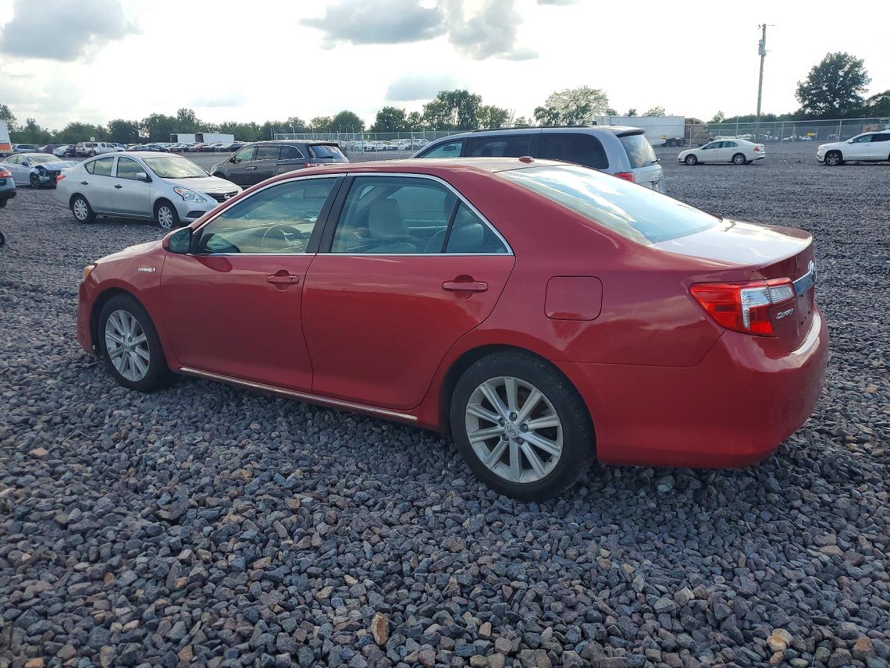 2012 Toyota Camry Hybrid Xle Red vin: 4T1BD1FK6CU025229