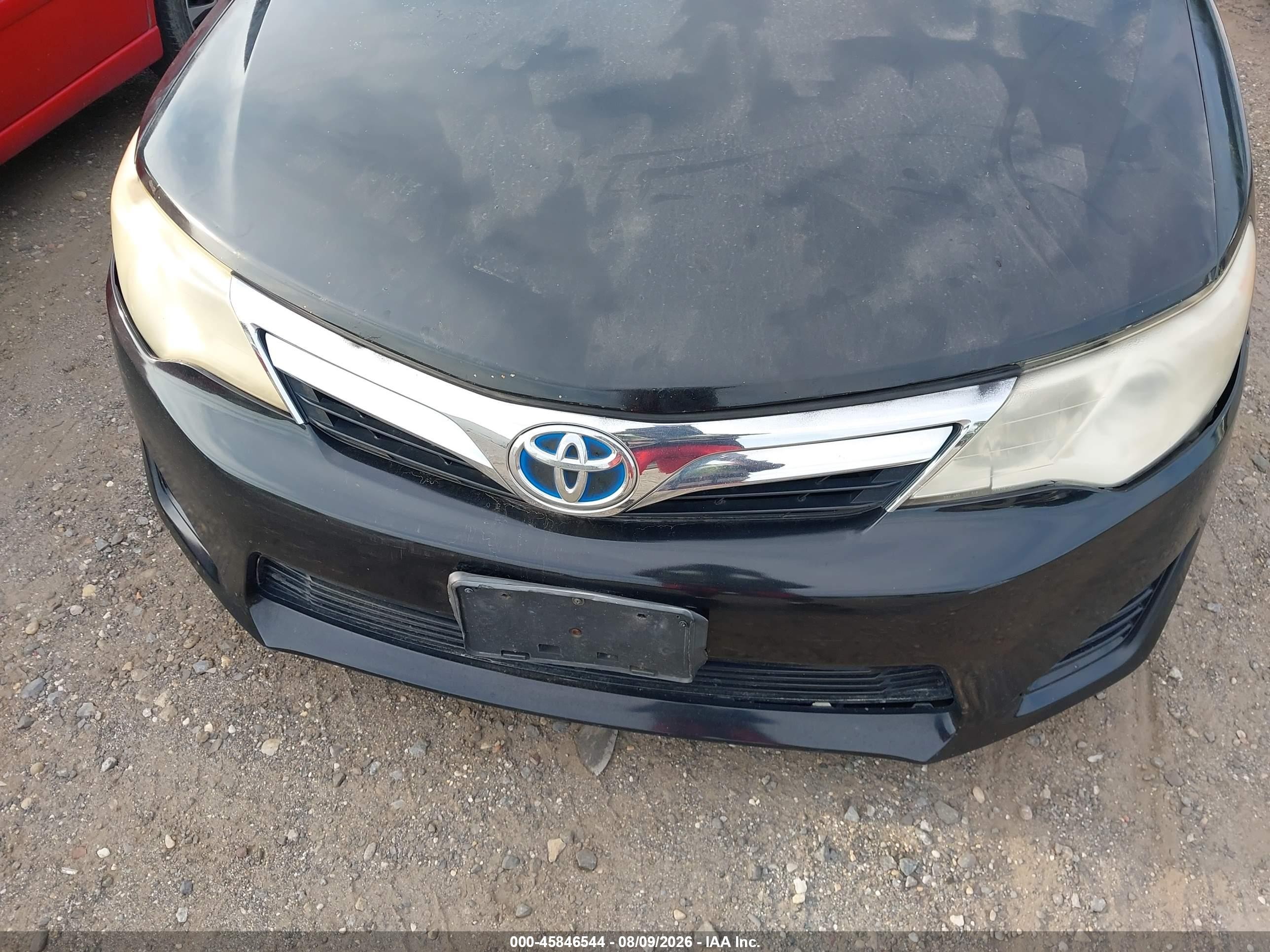 2012 Toyota Camry Hybrid Le Black vin: 4T1BD1FK6CU032942
