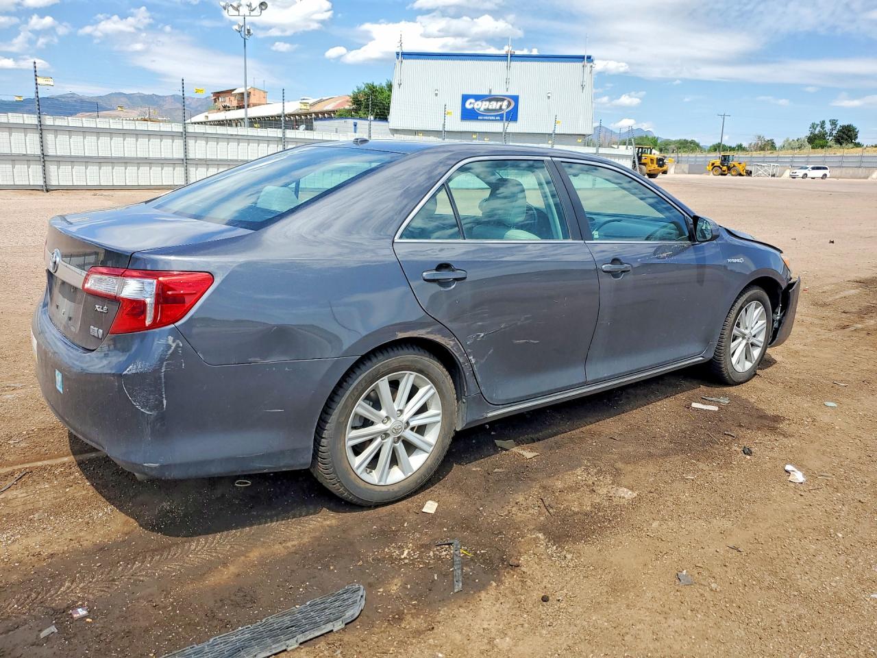2012 Toyota Camry Hybrid Xle Gray vin: 4T1BD1FK6CU038997