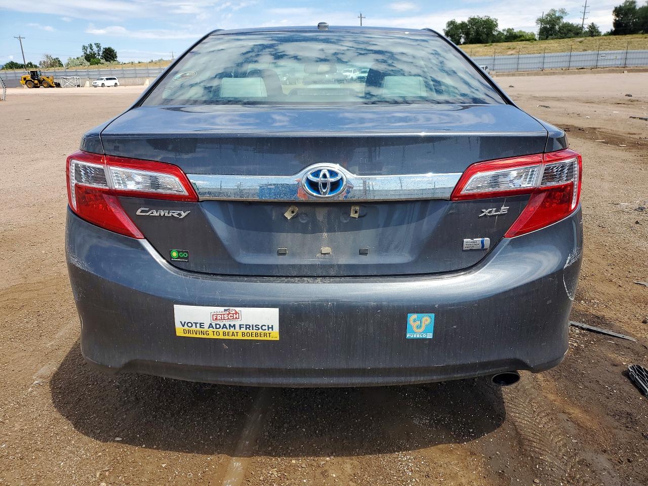 2012 Toyota Camry Hybrid Xle Gray vin: 4T1BD1FK6CU038997