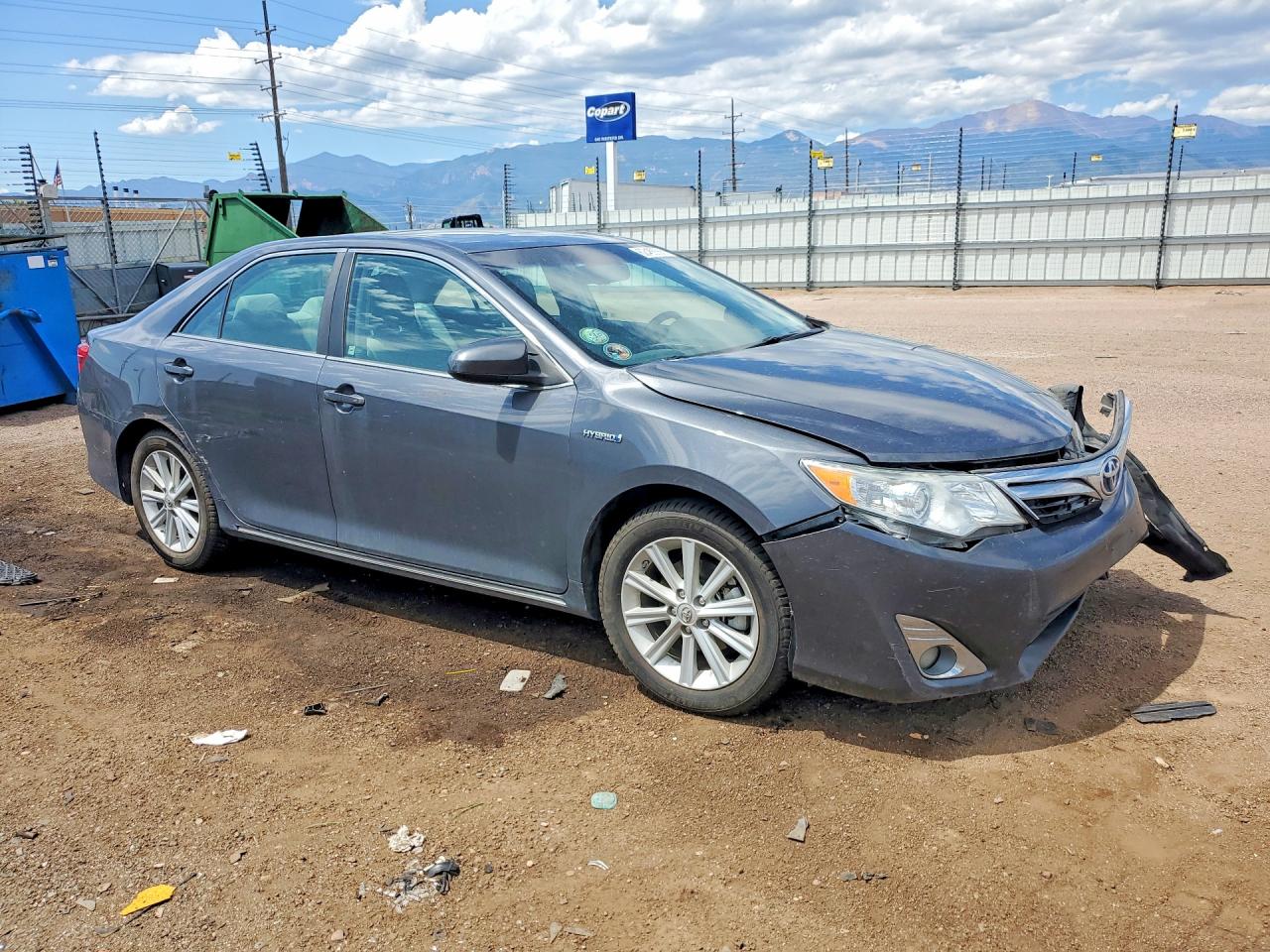 2012 Toyota Camry Hybrid Xle Gray vin: 4T1BD1FK6CU038997
