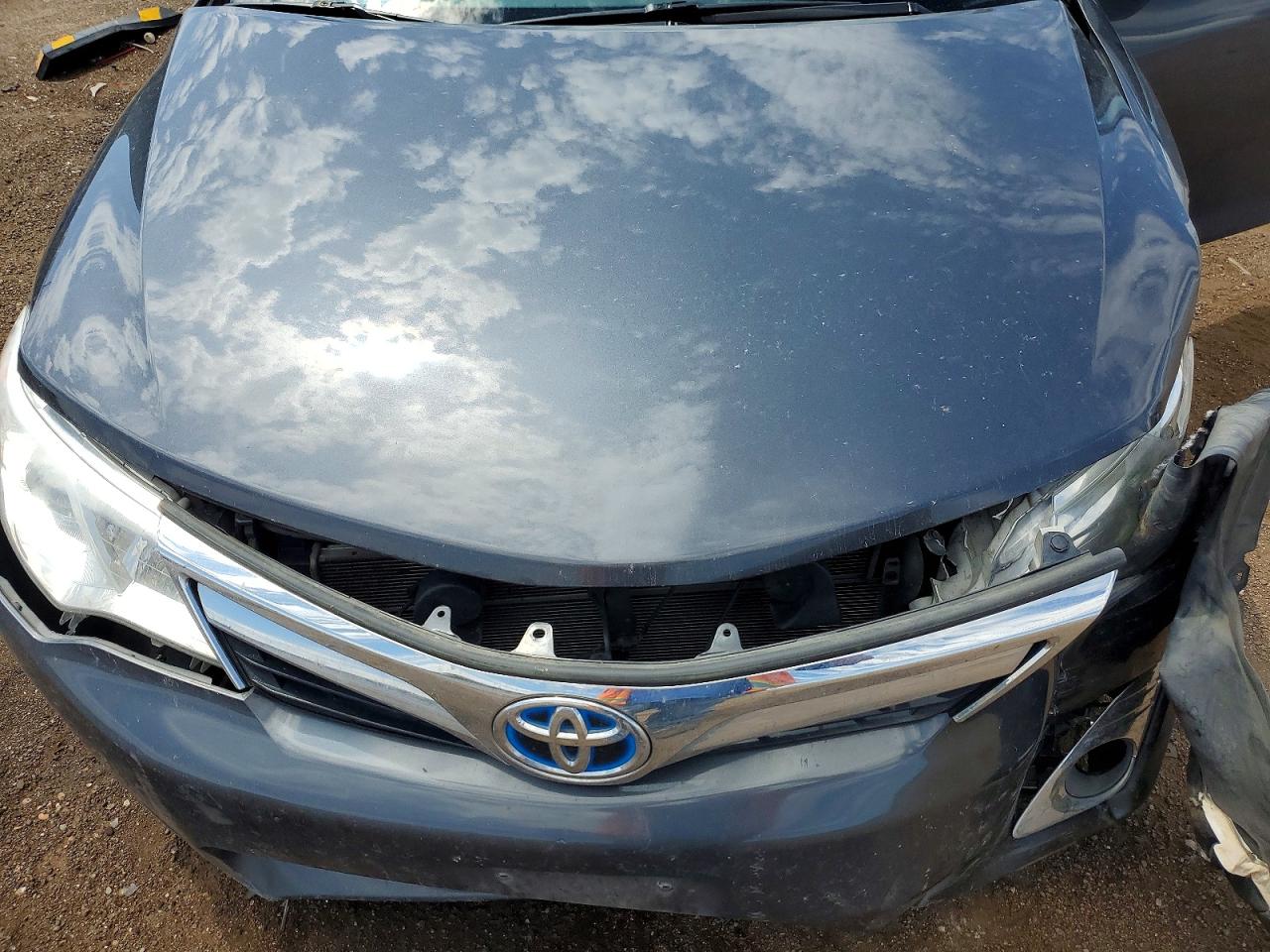 2012 Toyota Camry Hybrid Xle Gray vin: 4T1BD1FK6CU038997