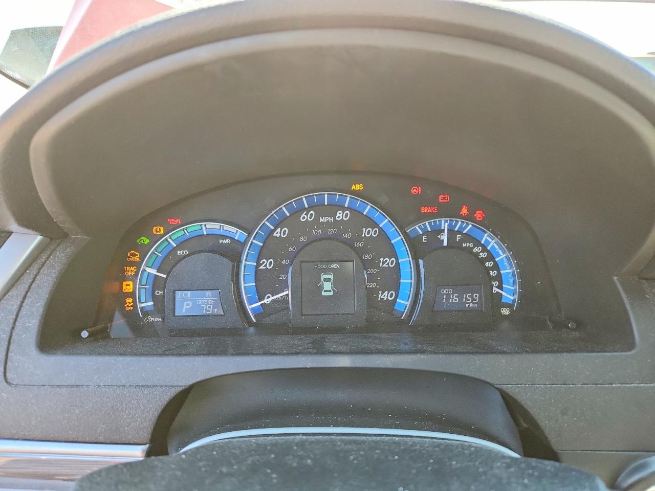2012 Toyota Camry Hybrid Xle Красный vin: 4T1BD1FK6CU044430