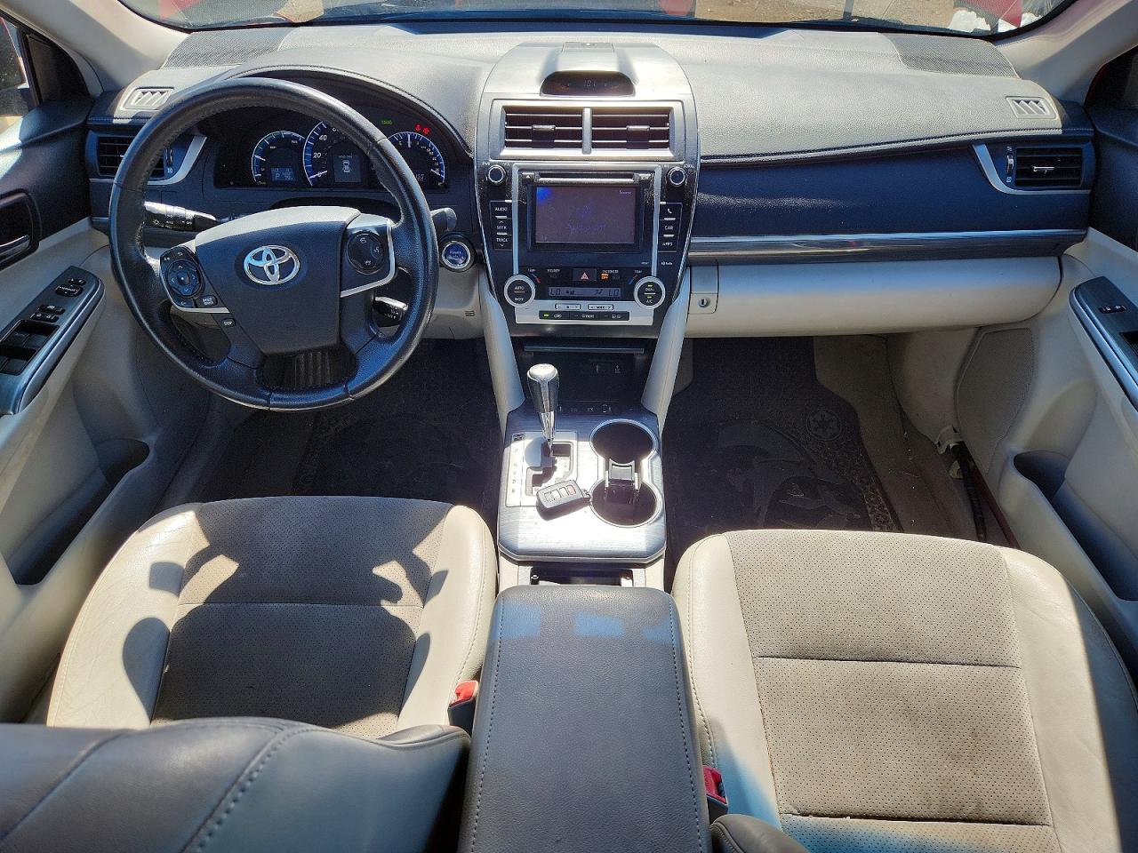 2012 Toyota Camry Hybrid Xle Красный vin: 4T1BD1FK6CU044430