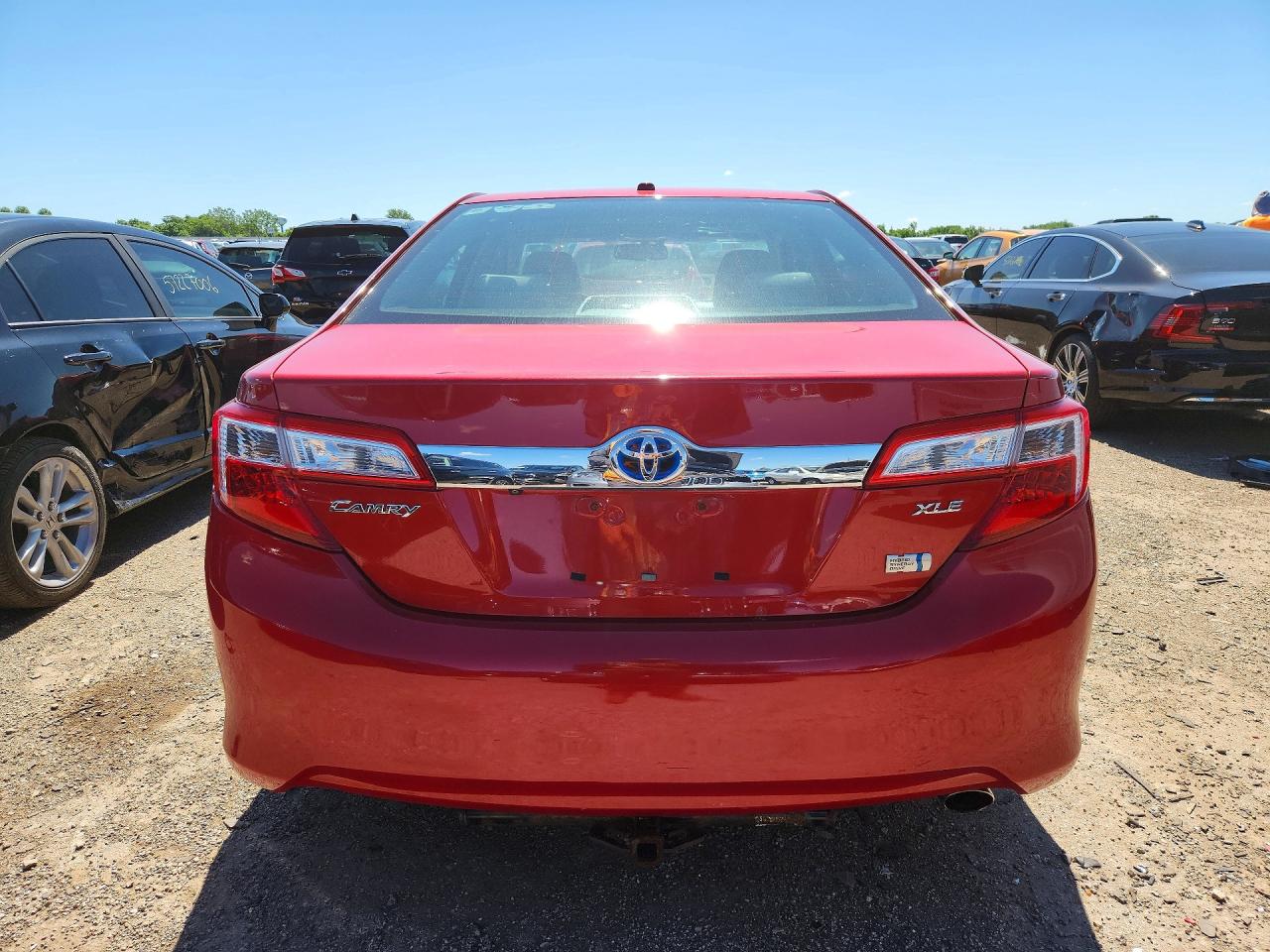 2012 Toyota Camry Hybrid Xle Красный vin: 4T1BD1FK6CU044430