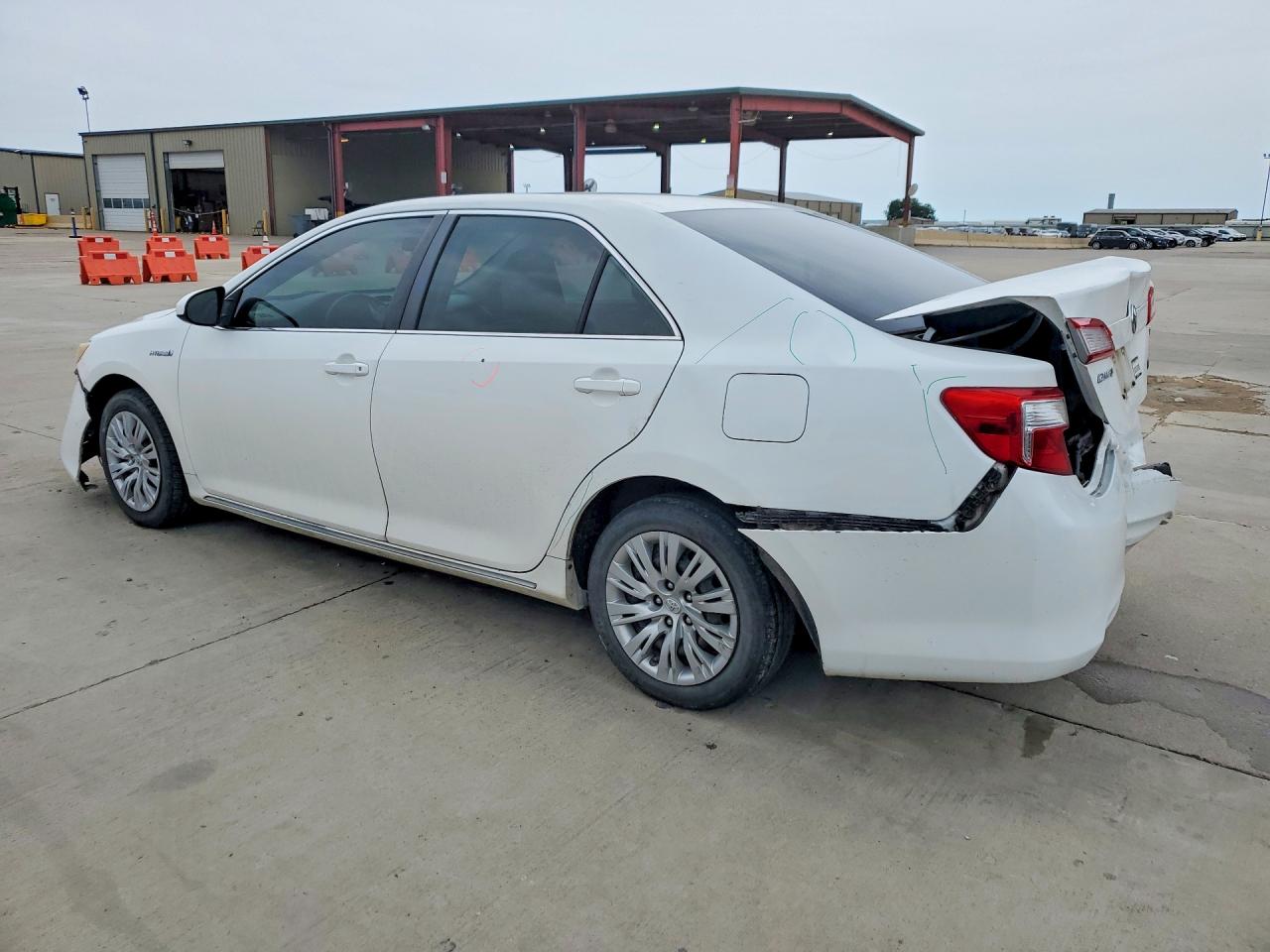 2012 Toyota Camry Hybrid Le White vin: 4T1BD1FK6CU054066