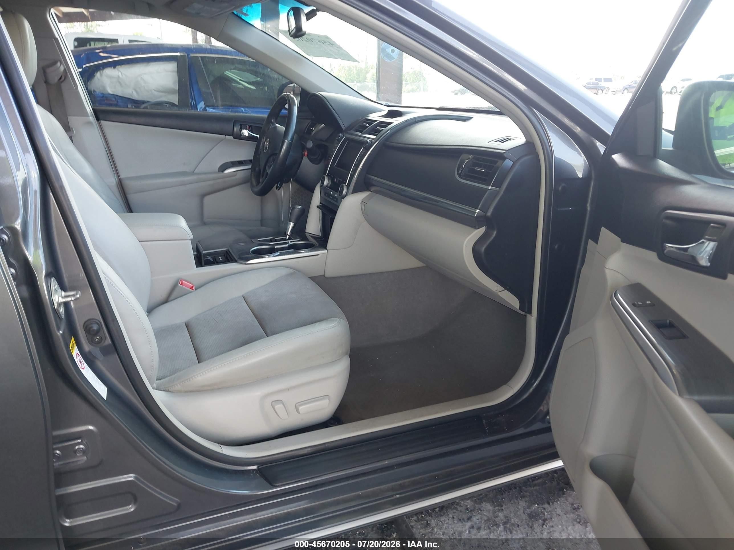 2012 Toyota Camry Hybrid Xle Gray vin: 4T1BD1FK6CU055217