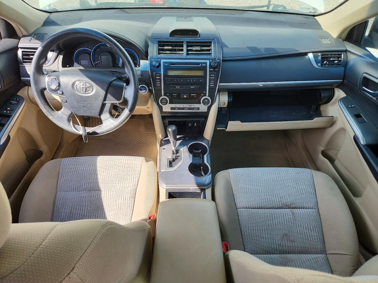 2012 Toyota Camry Hybrid Le White vin: 4T1BD1FK6CU055475