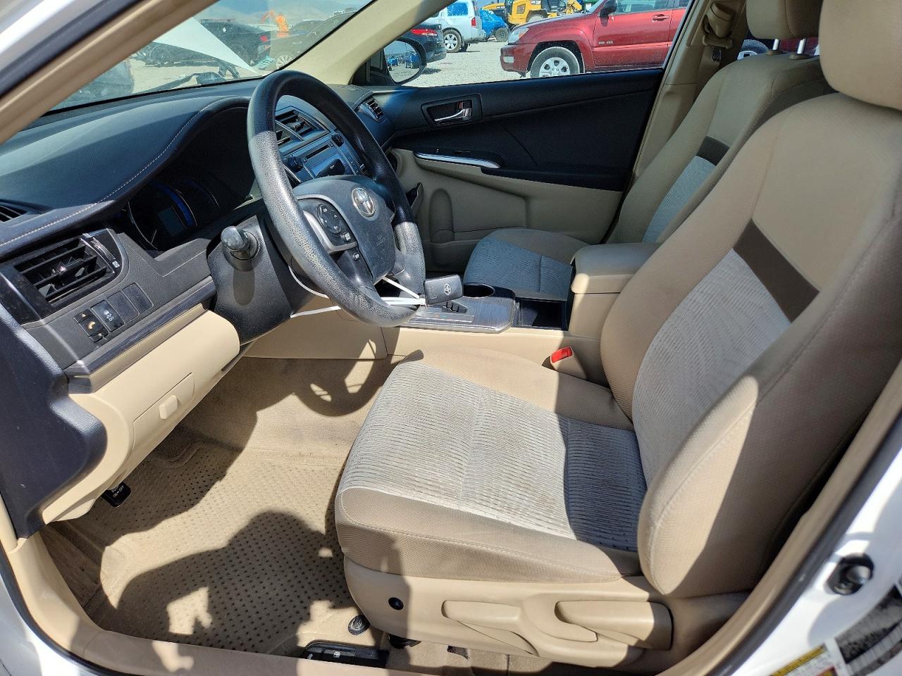 2012 Toyota Camry Hybrid Le White vin: 4T1BD1FK6CU055475