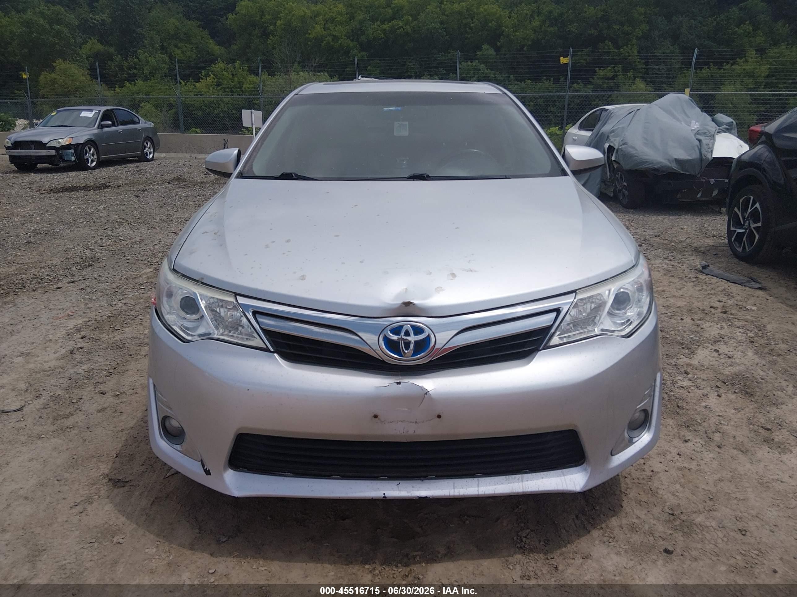 2012 Toyota Camry Hybrid Xle Silver vin: 4T1BD1FK6CU056402