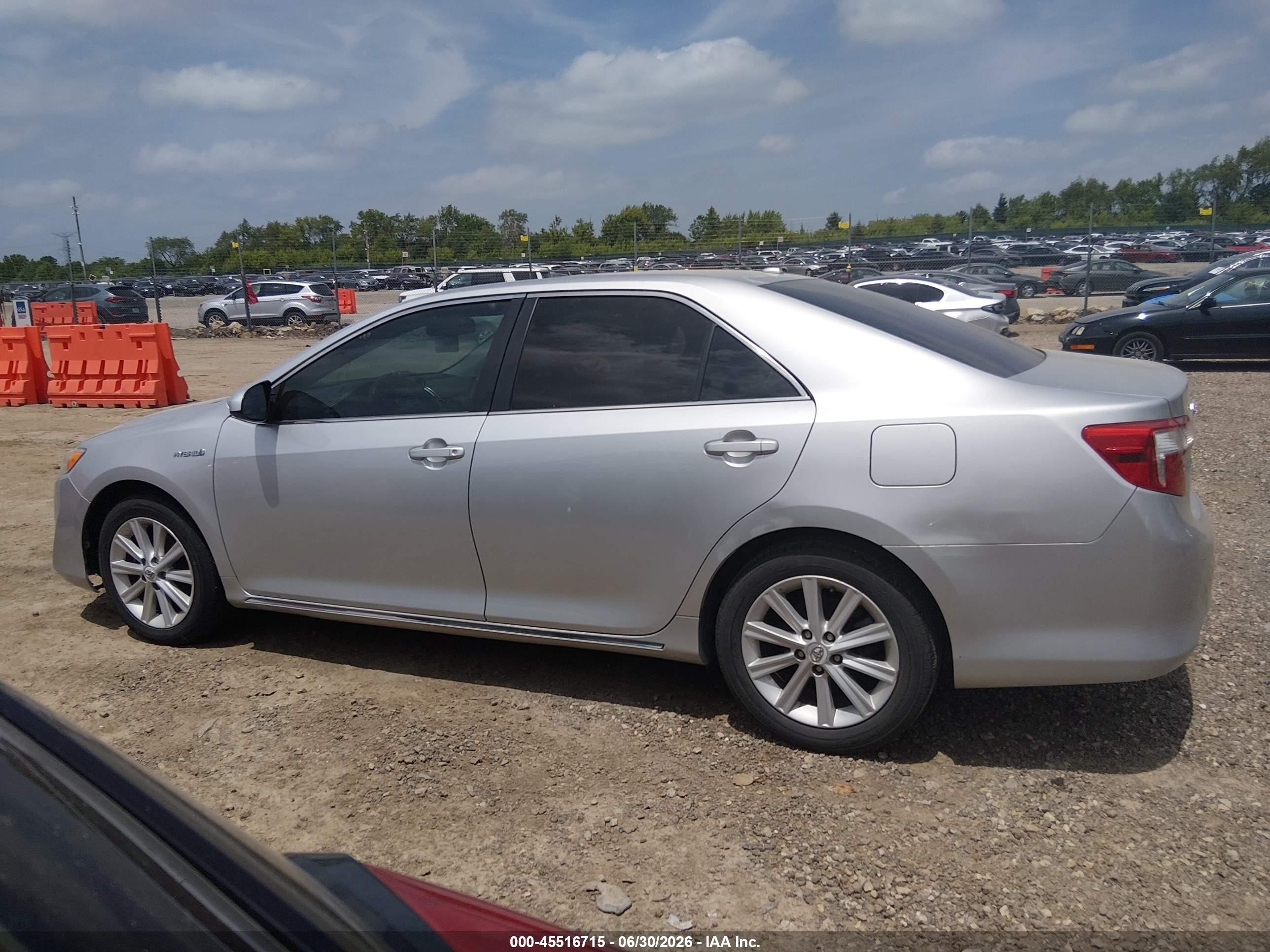 2012 Toyota Camry Hybrid Xle Silver vin: 4T1BD1FK6CU056402