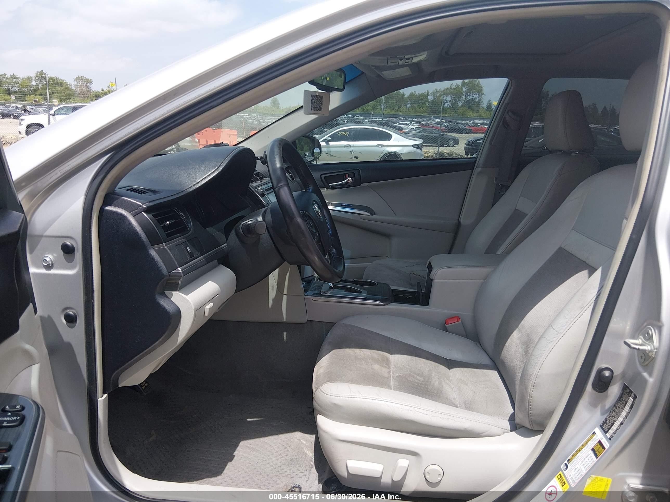 2012 Toyota Camry Hybrid Xle Silver vin: 4T1BD1FK6CU056402