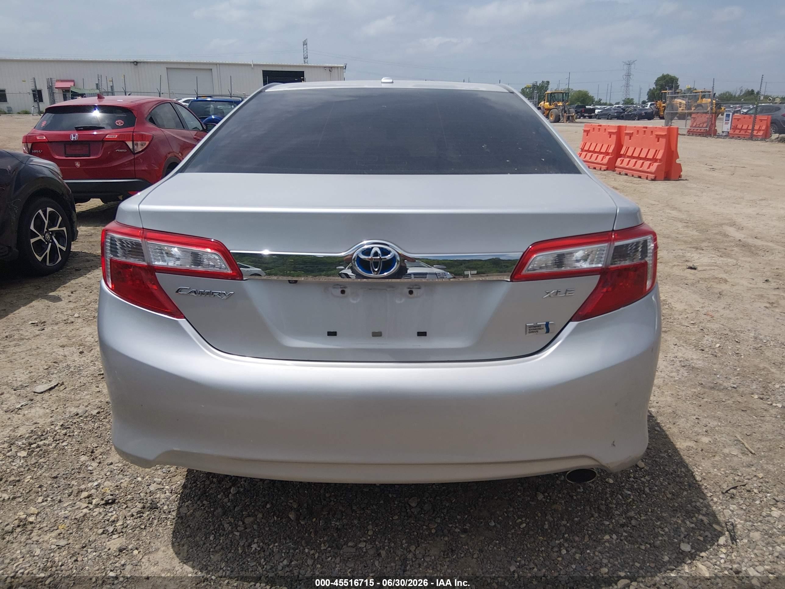 2012 Toyota Camry Hybrid Xle Silver vin: 4T1BD1FK6CU056402