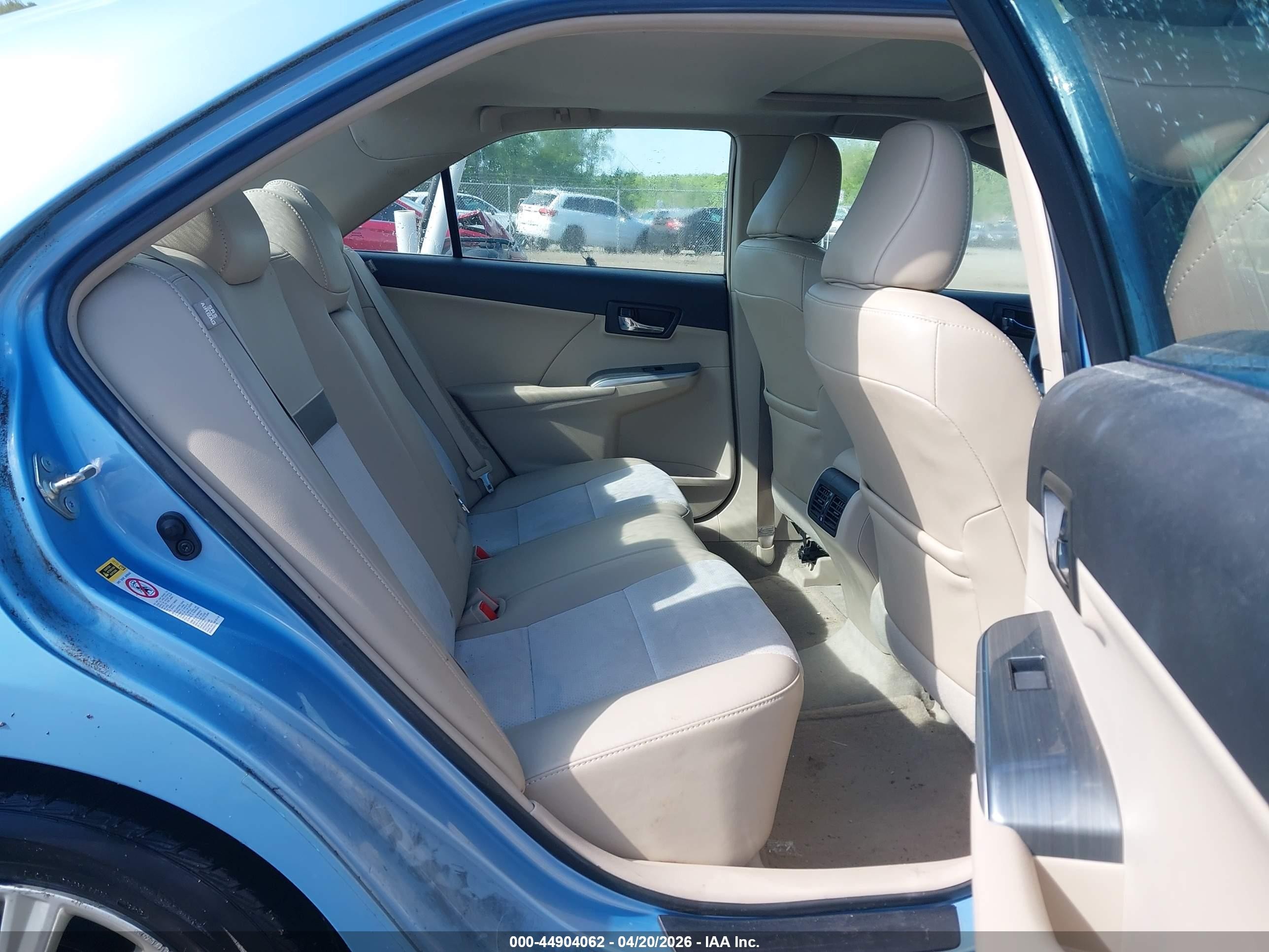 2012 Toyota Camry Hybrid Xle Light Blue vin: 4T1BD1FK6CU059848