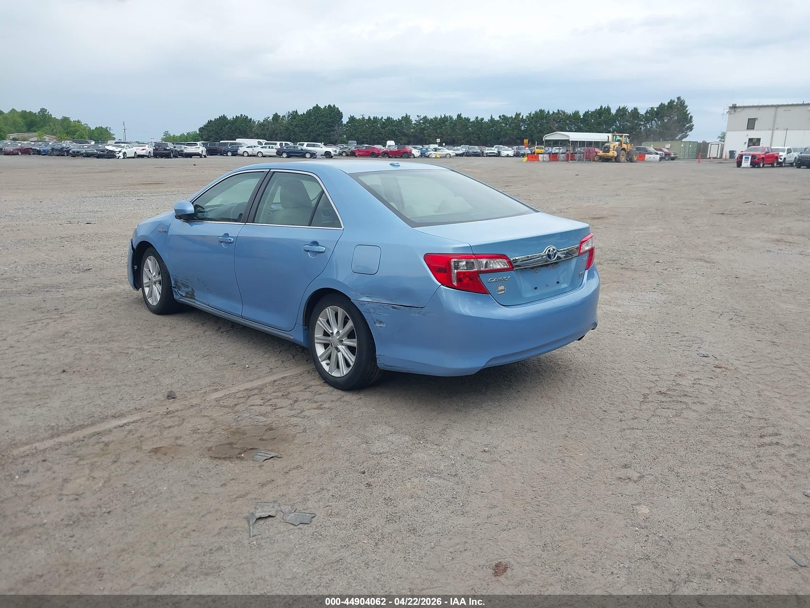 2012 Toyota Camry Hybrid Xle Light Blue vin: 4T1BD1FK6CU059848