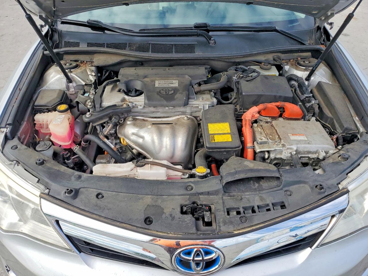 2012 Toyota Camry Hybrid Le Серебряный vin: 4T1BD1FK6CU060661