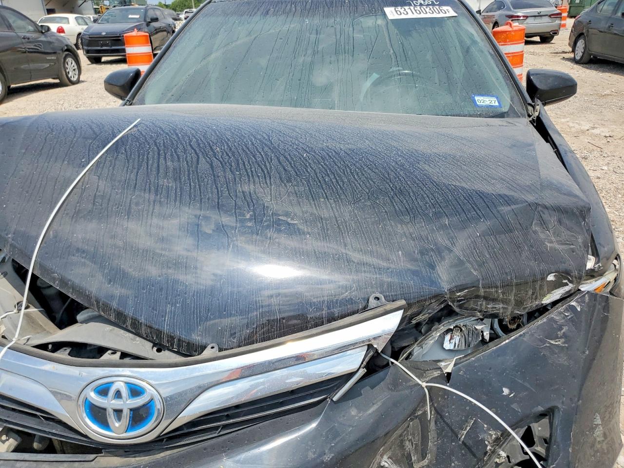 2012 Toyota Camry Hybrid Xle Black vin: 4T1BD1FK6CU060708