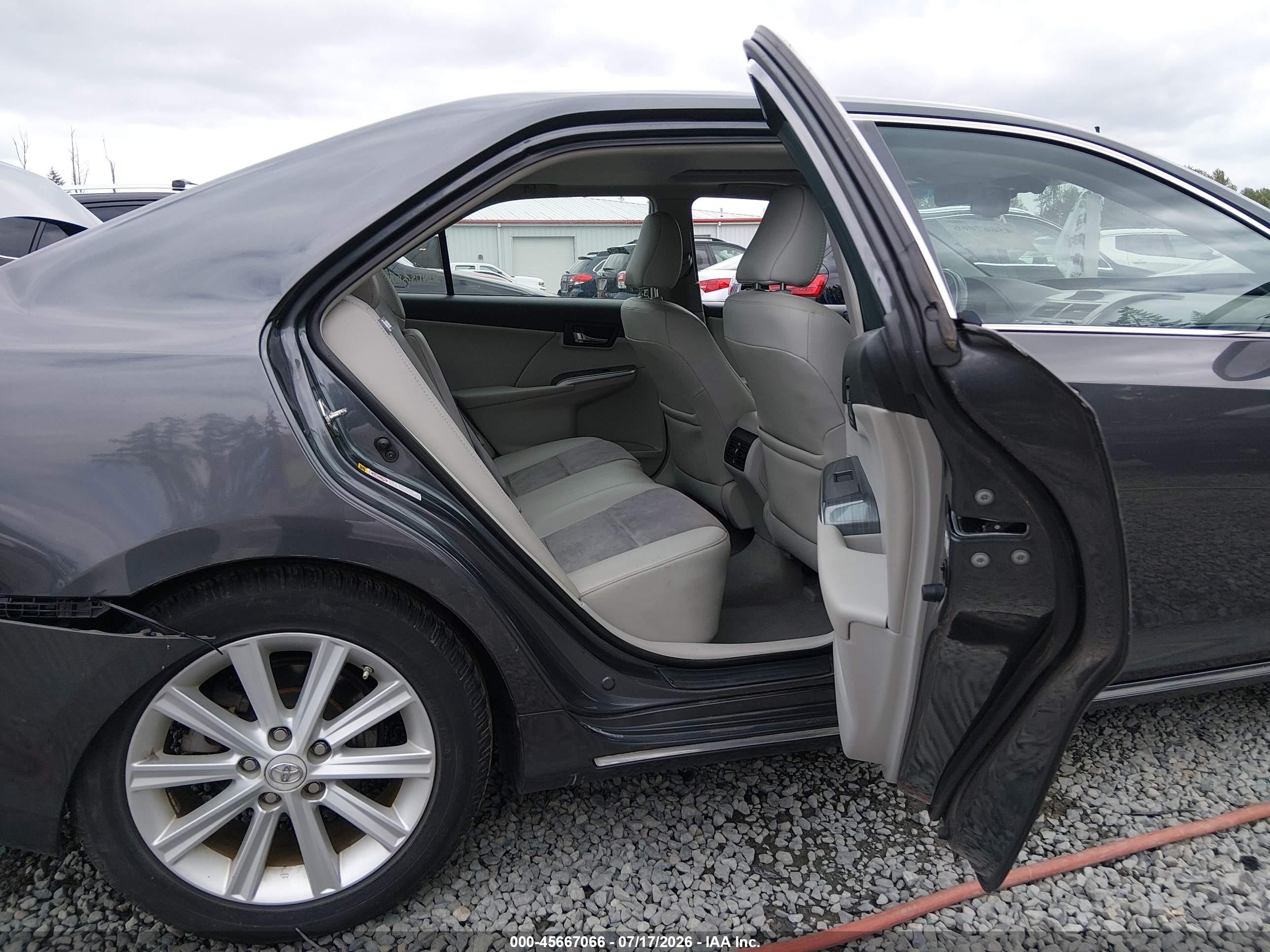 2012 Toyota Camry Hybrid Xle Серый vin: 4T1BD1FK6CU062958