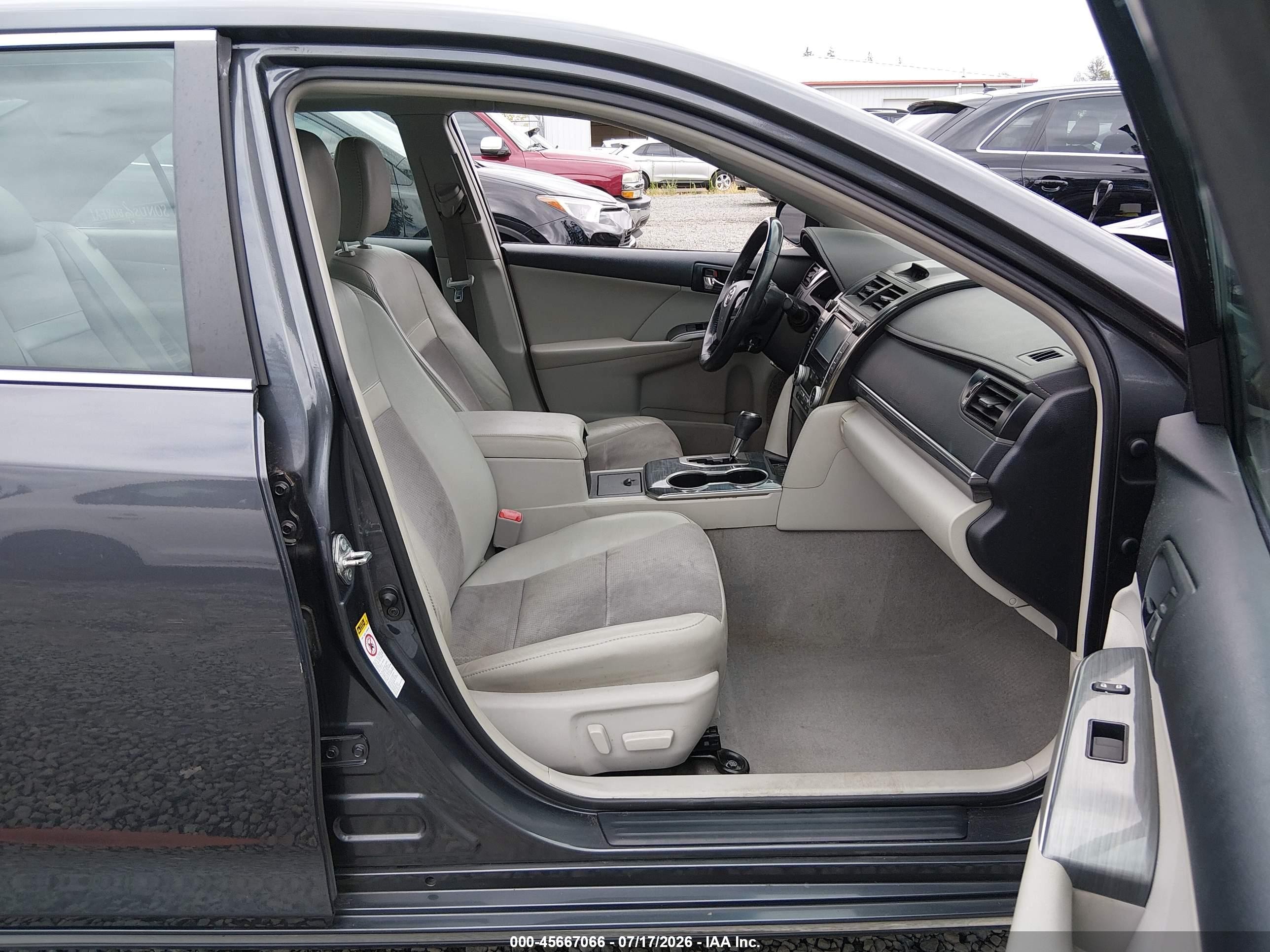 2012 Toyota Camry Hybrid Xle Серый vin: 4T1BD1FK6CU062958