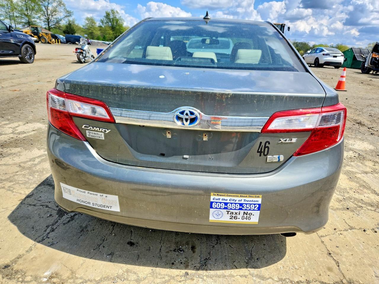 2013 Toyota Camry Hybrid Xle Green vin: 4T1BD1FK6DU070575