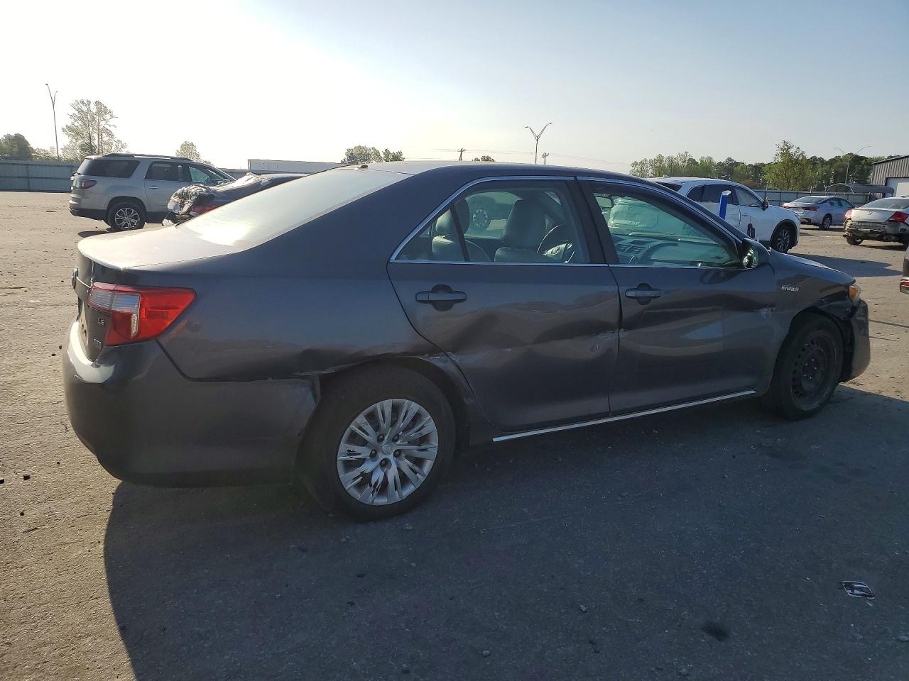 2013 Toyota Camry Hybrid Le Gray vin: 4T1BD1FK6DU070835