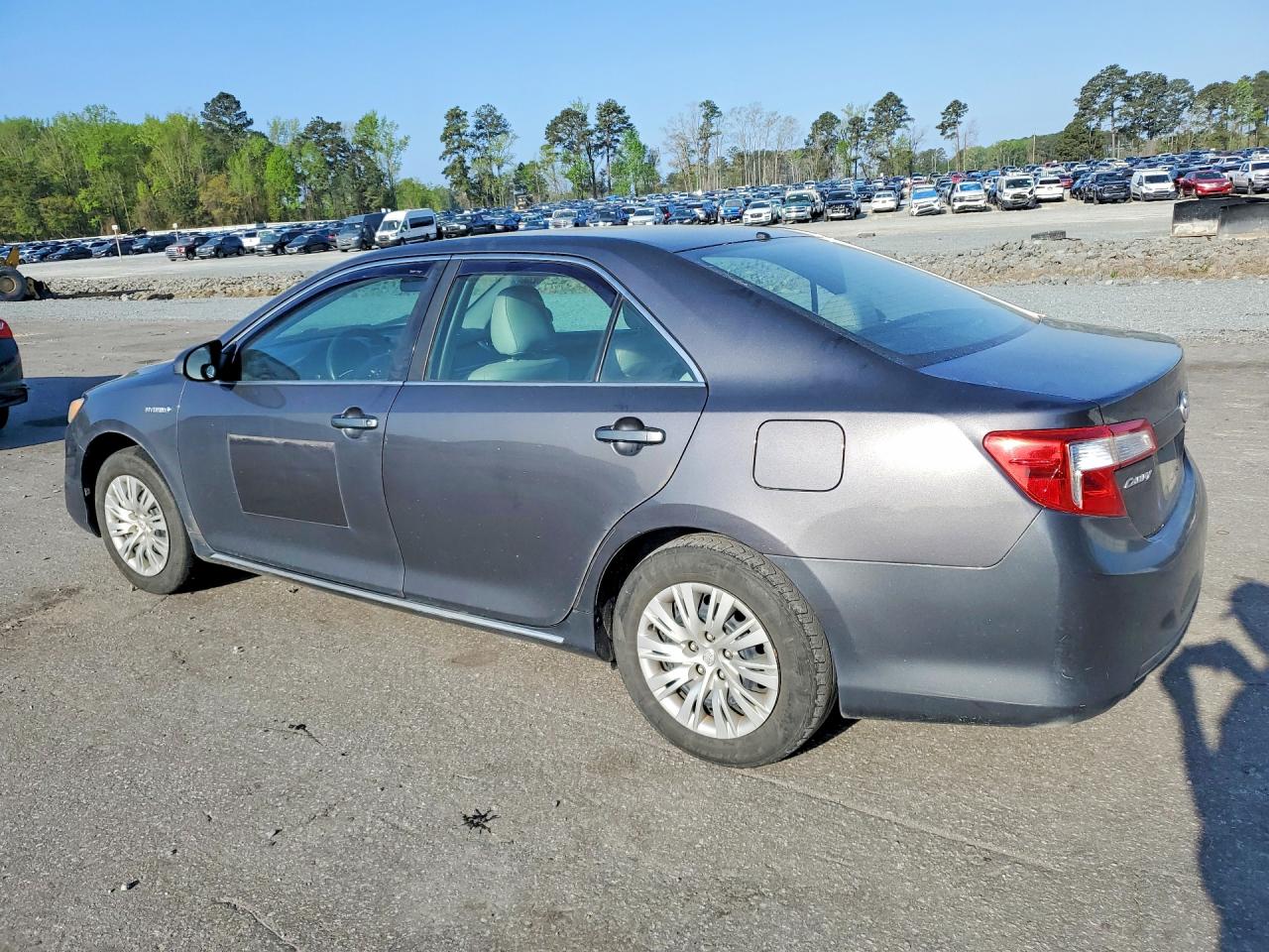 2013 Toyota Camry Hybrid Le Gray vin: 4T1BD1FK6DU070835