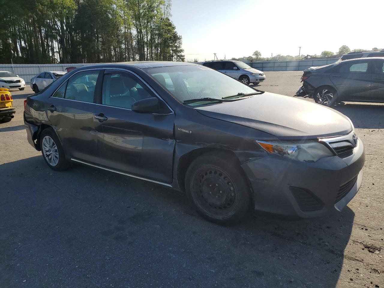 2013 Toyota Camry Hybrid Le Gray vin: 4T1BD1FK6DU070835