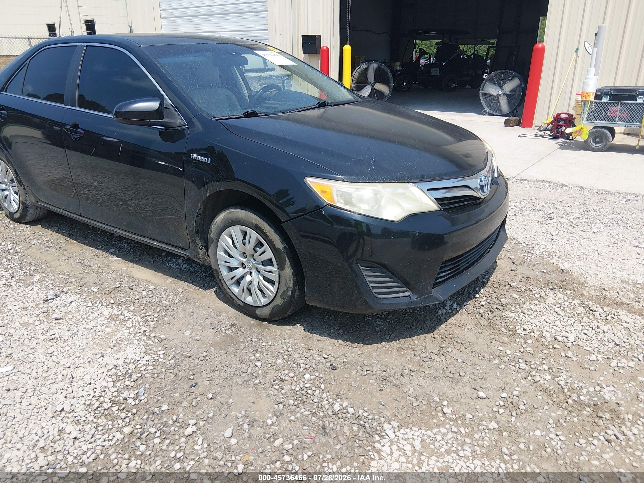 2013 Toyota Camry Hybrid Le Black vin: 4T1BD1FK6DU073699