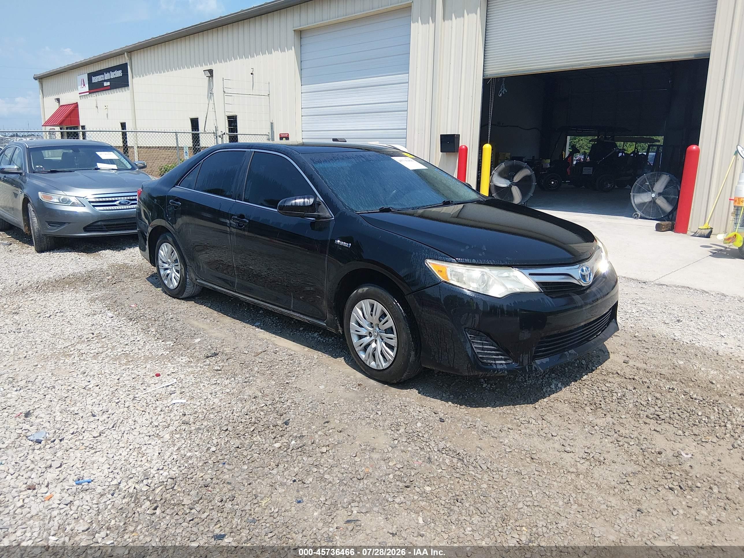2013 Toyota Camry Hybrid Le Black vin: 4T1BD1FK6DU073699