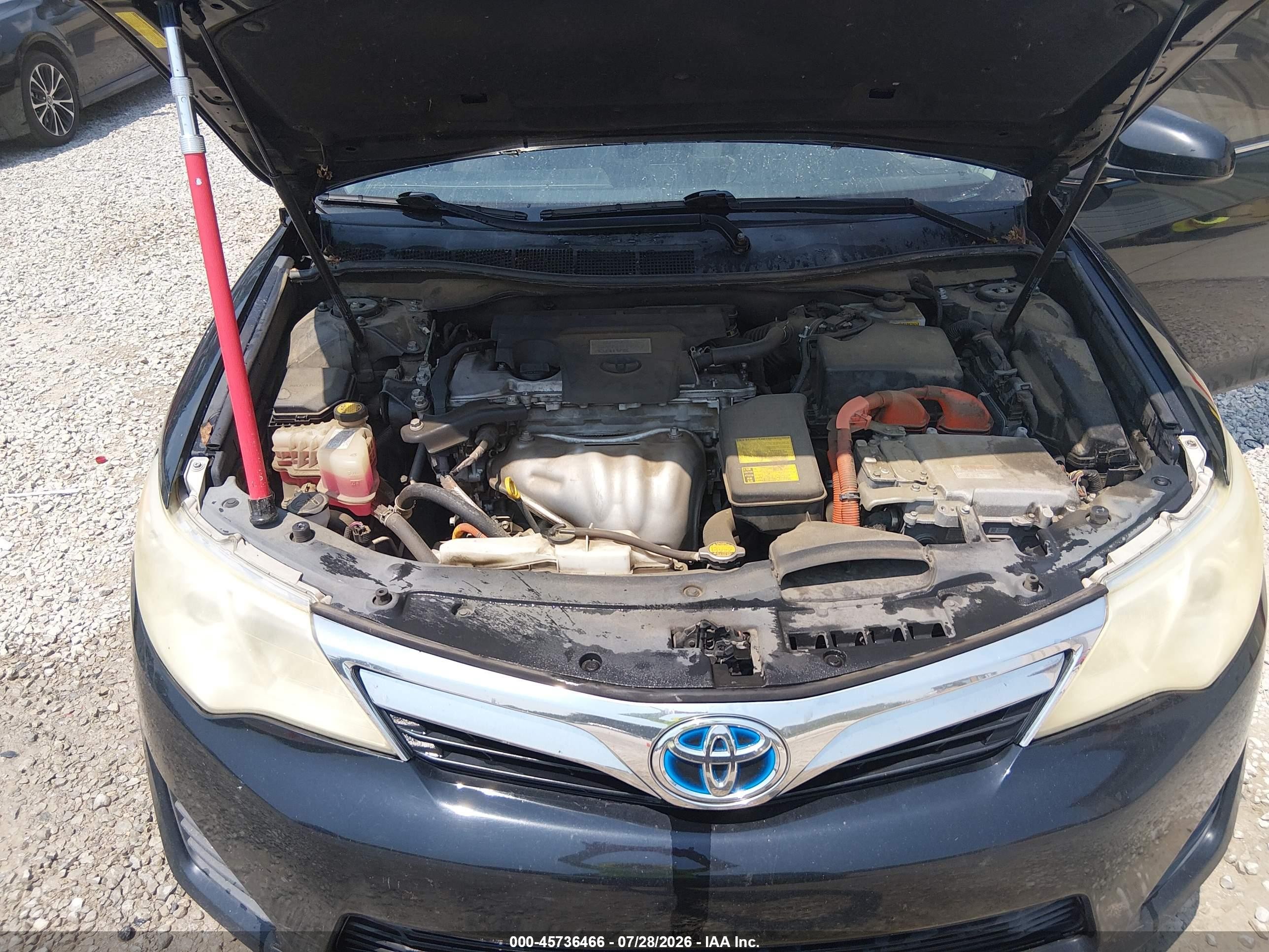 2013 Toyota Camry Hybrid Le Black vin: 4T1BD1FK6DU073699