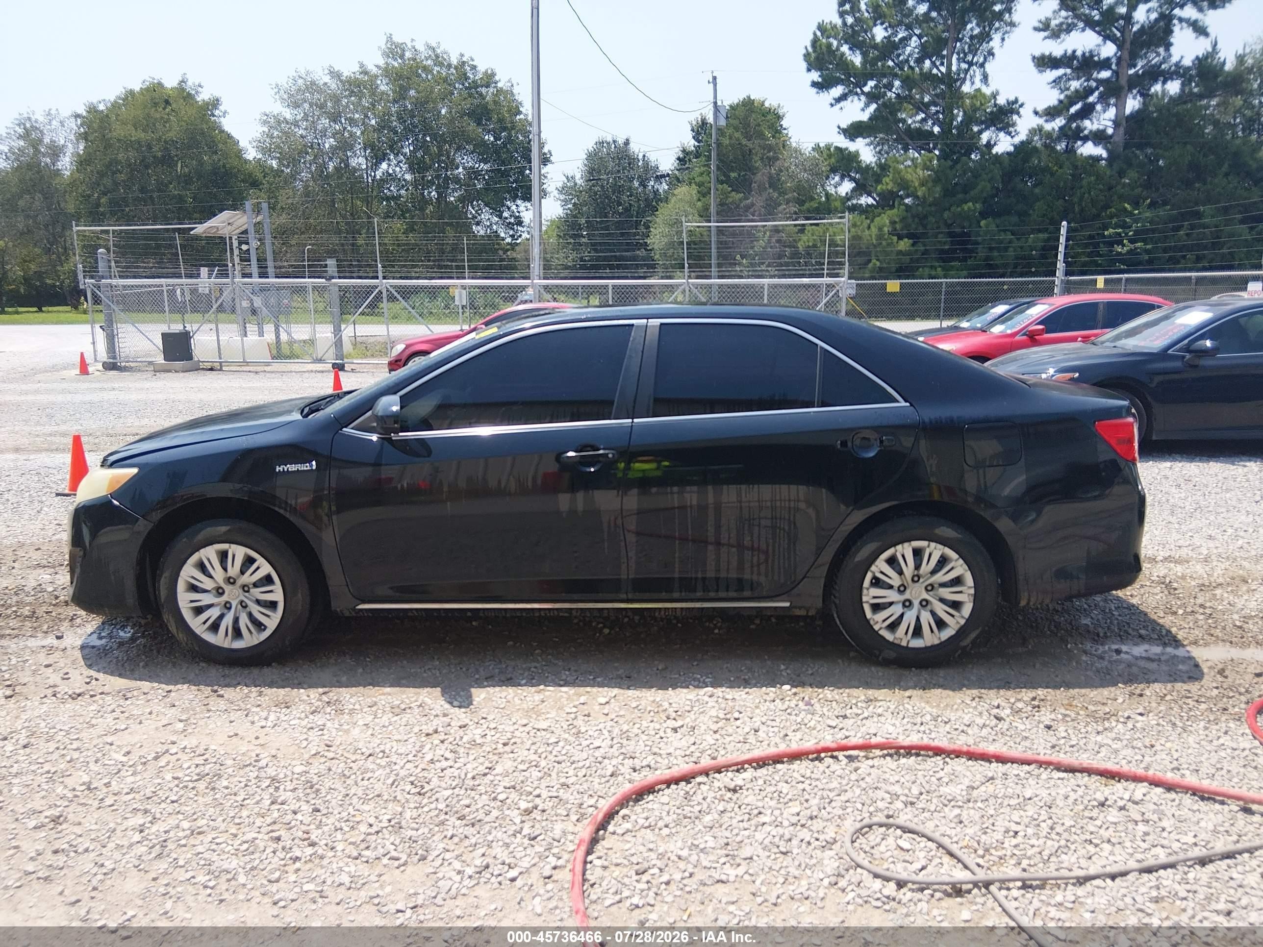 2013 Toyota Camry Hybrid Le Black vin: 4T1BD1FK6DU073699