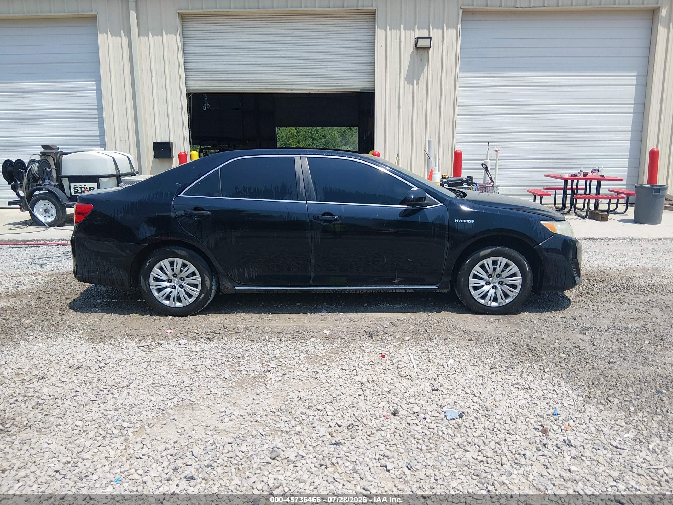 2013 Toyota Camry Hybrid Le Black vin: 4T1BD1FK6DU073699
