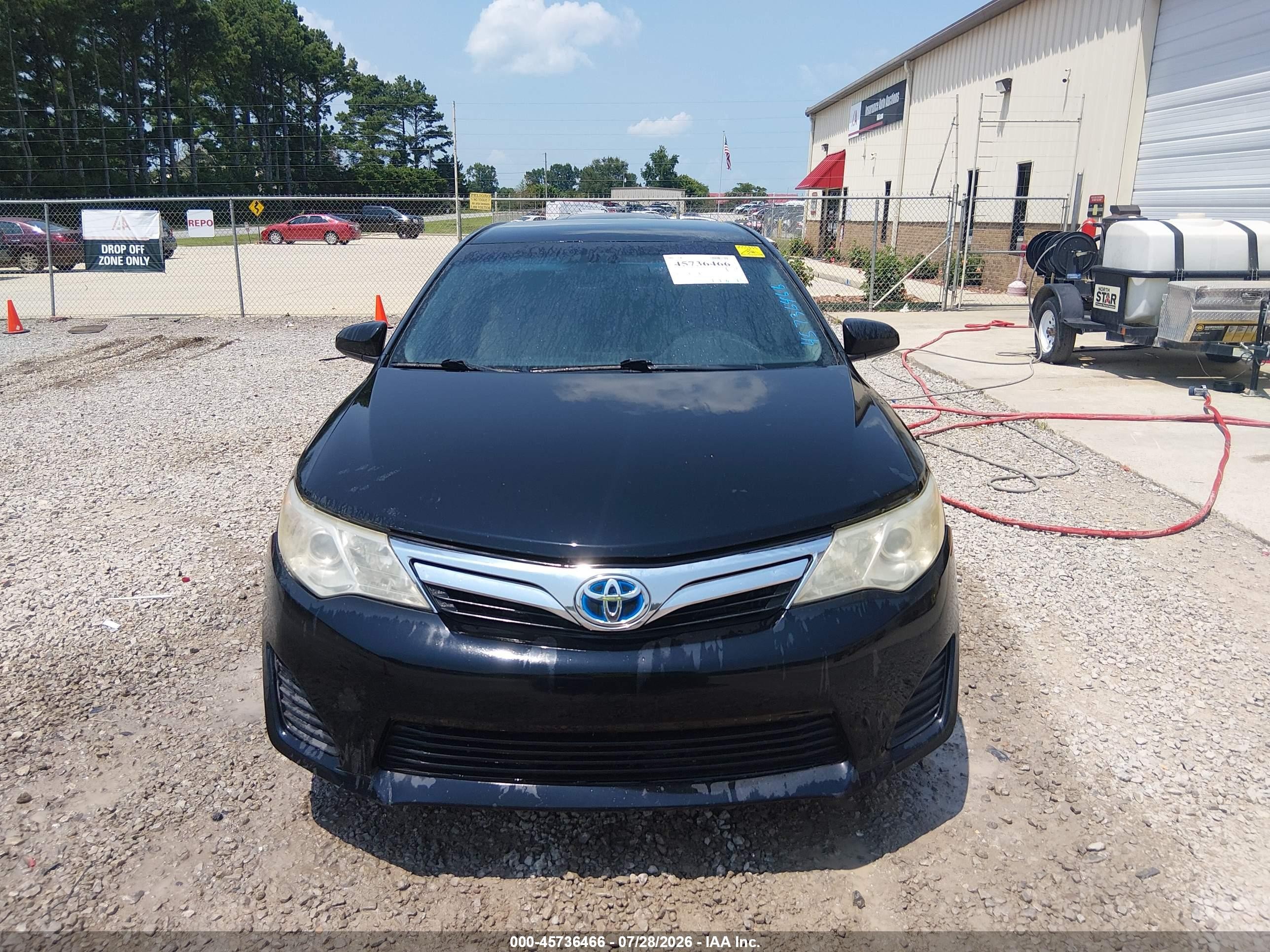 2013 Toyota Camry Hybrid Le Black vin: 4T1BD1FK6DU073699